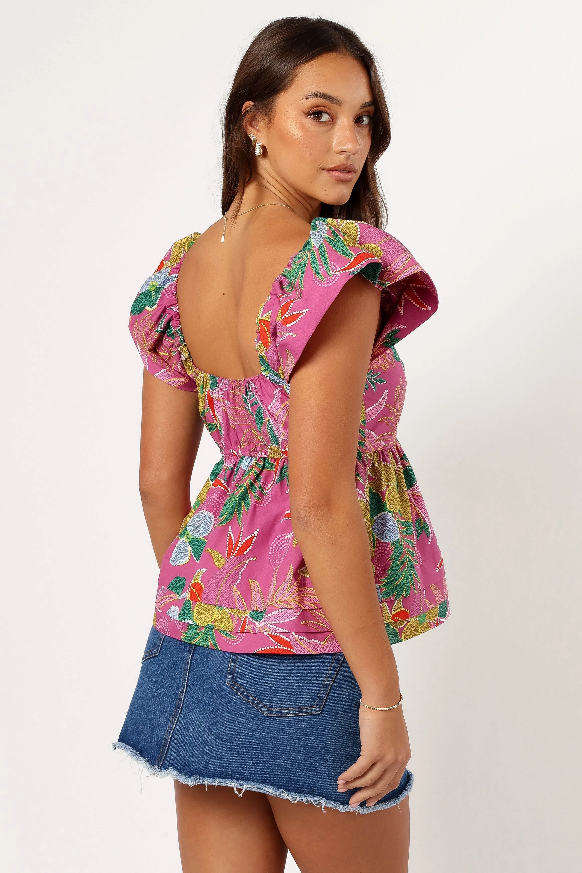 Annalise Top - Pearly Purple sold by Petal & Pup product image thumbnail 4