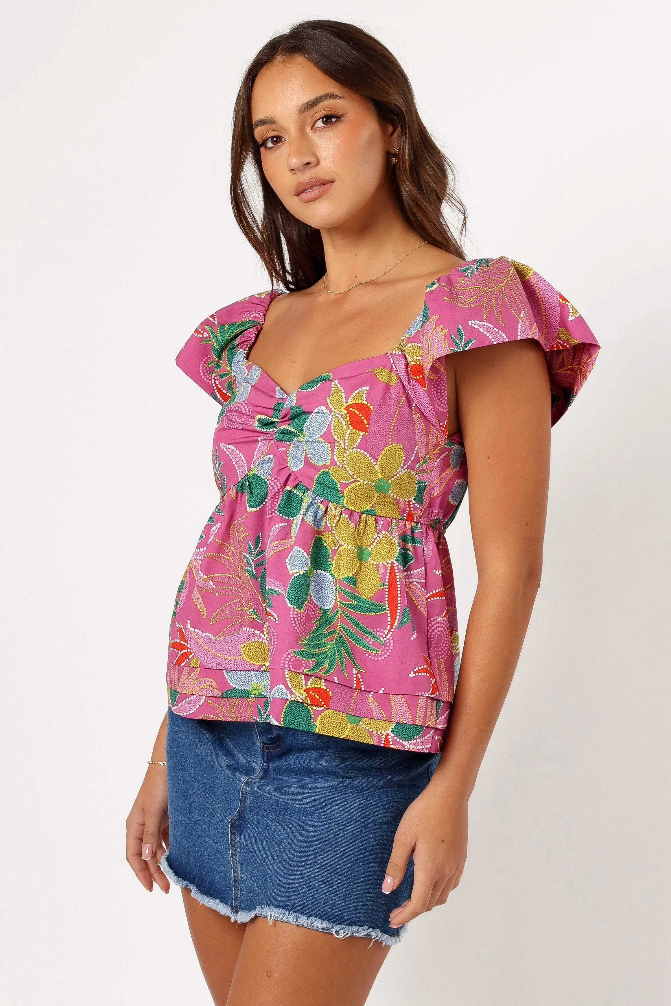 Annalise Top - Pearly Purple sold by Petal & Pup product image thumbnail 3