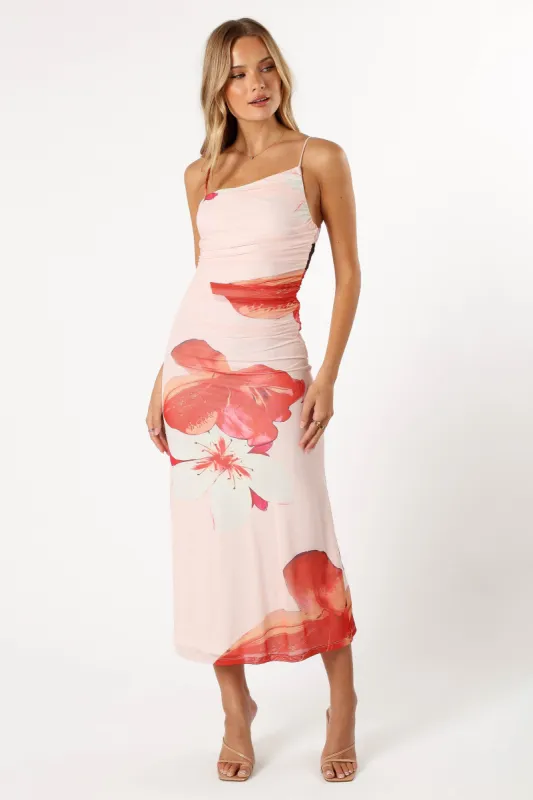 Jasmine Maxi Dress - Pink Floral sold by Petal & Pup