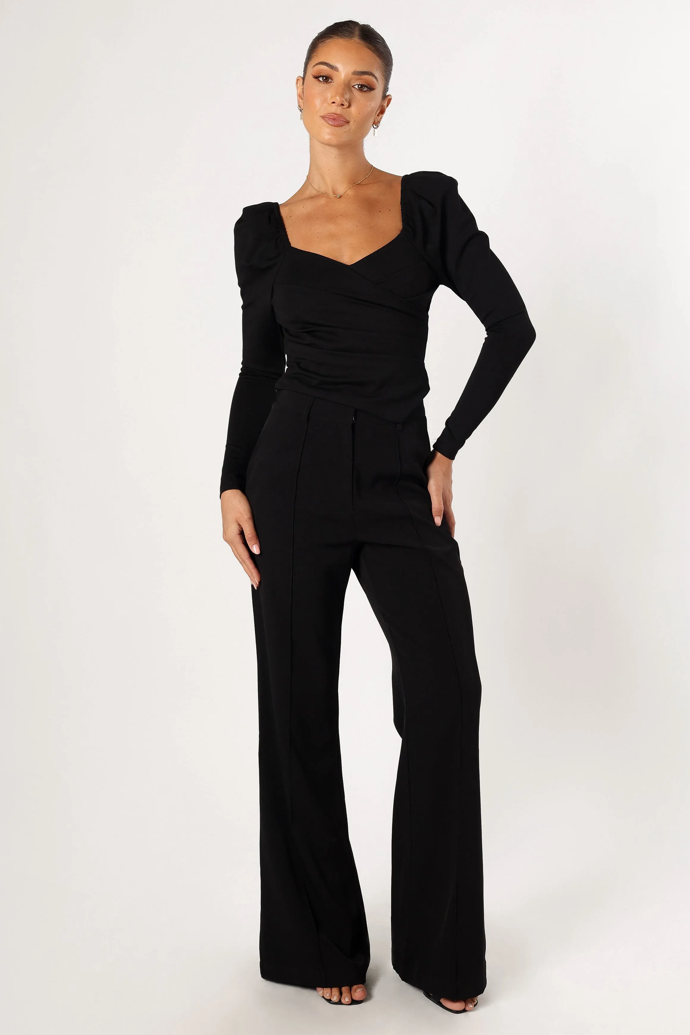 Spencer Long Sleeve Top - Black sold by Petal & Pup product image thumbnail 5