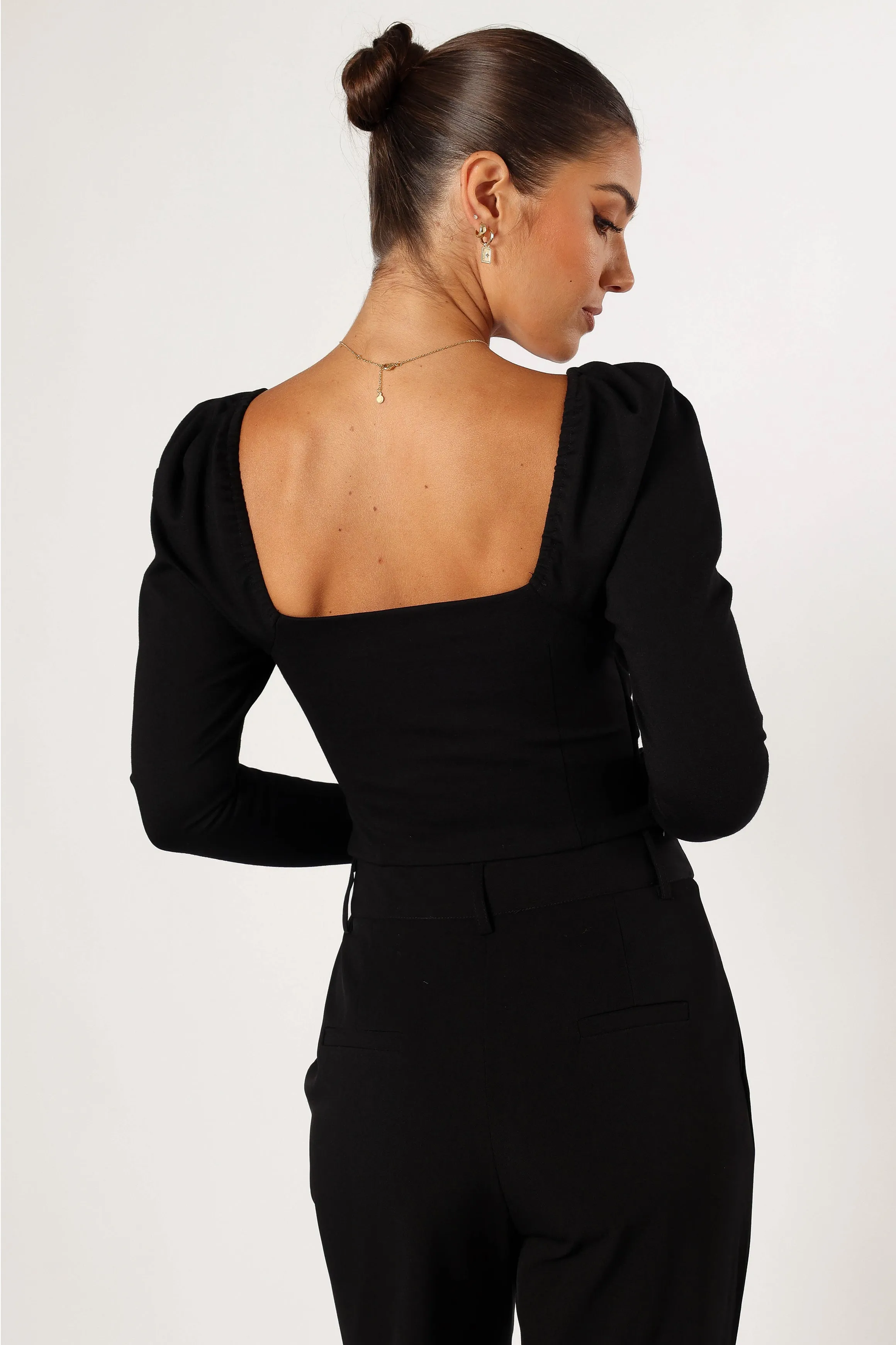 Spencer Long Sleeve Top - Black sold by Petal & Pup product image thumbnail 3