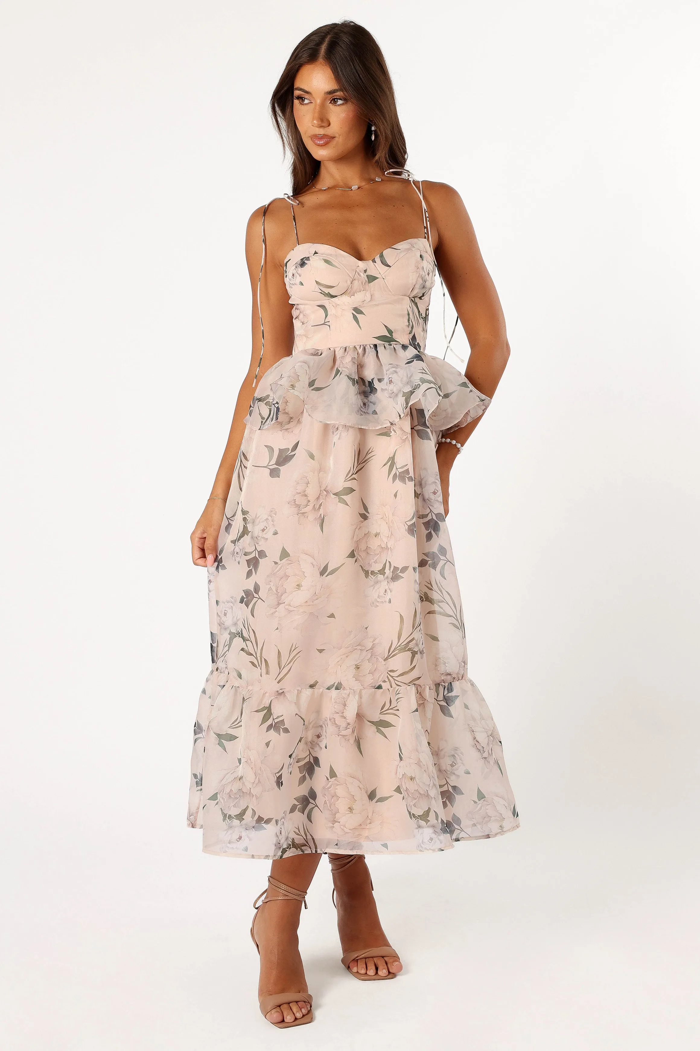 Kennie Midi Dress - Pink Floral sold by Petal & Pup product image thumbnail 3