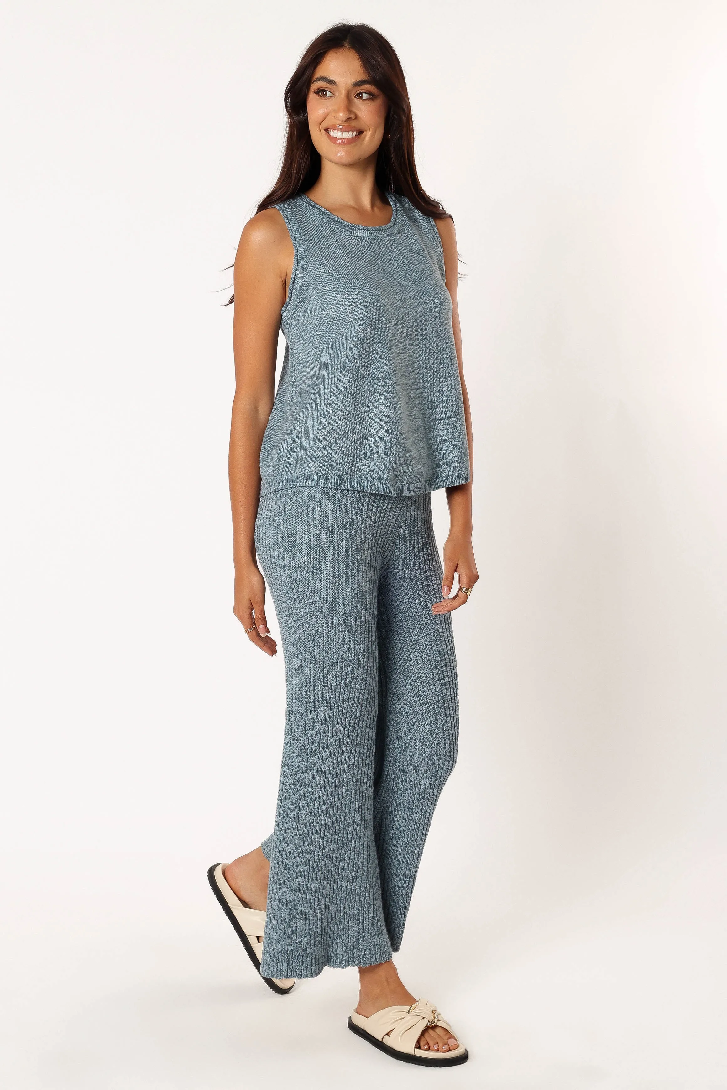 Anna Knitted Set - Dusty Blue sold by Petal & Pup product image thumbnail 5