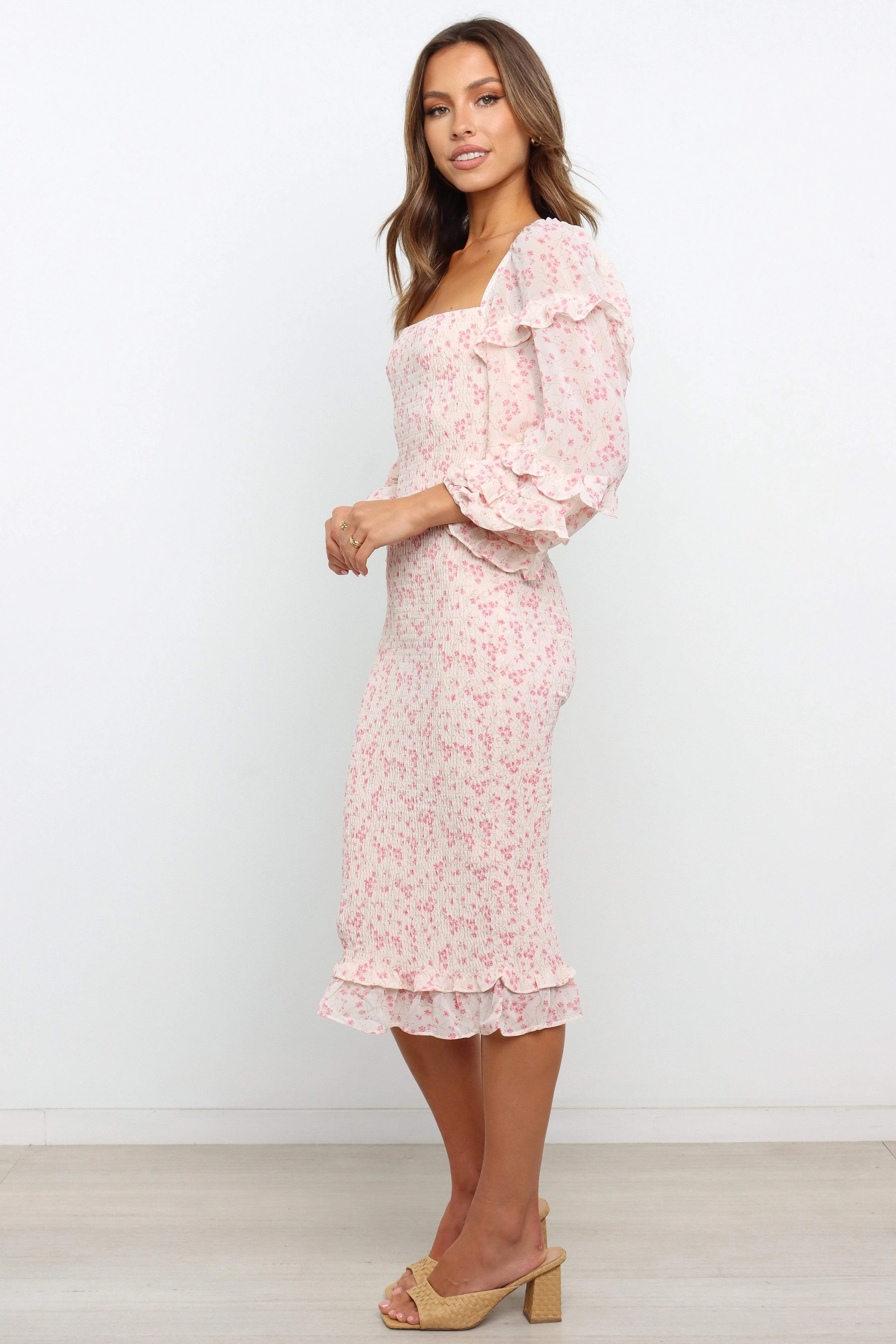 Leia Dress - Cream Pink sold by Petal & Pup product image thumbnail 3