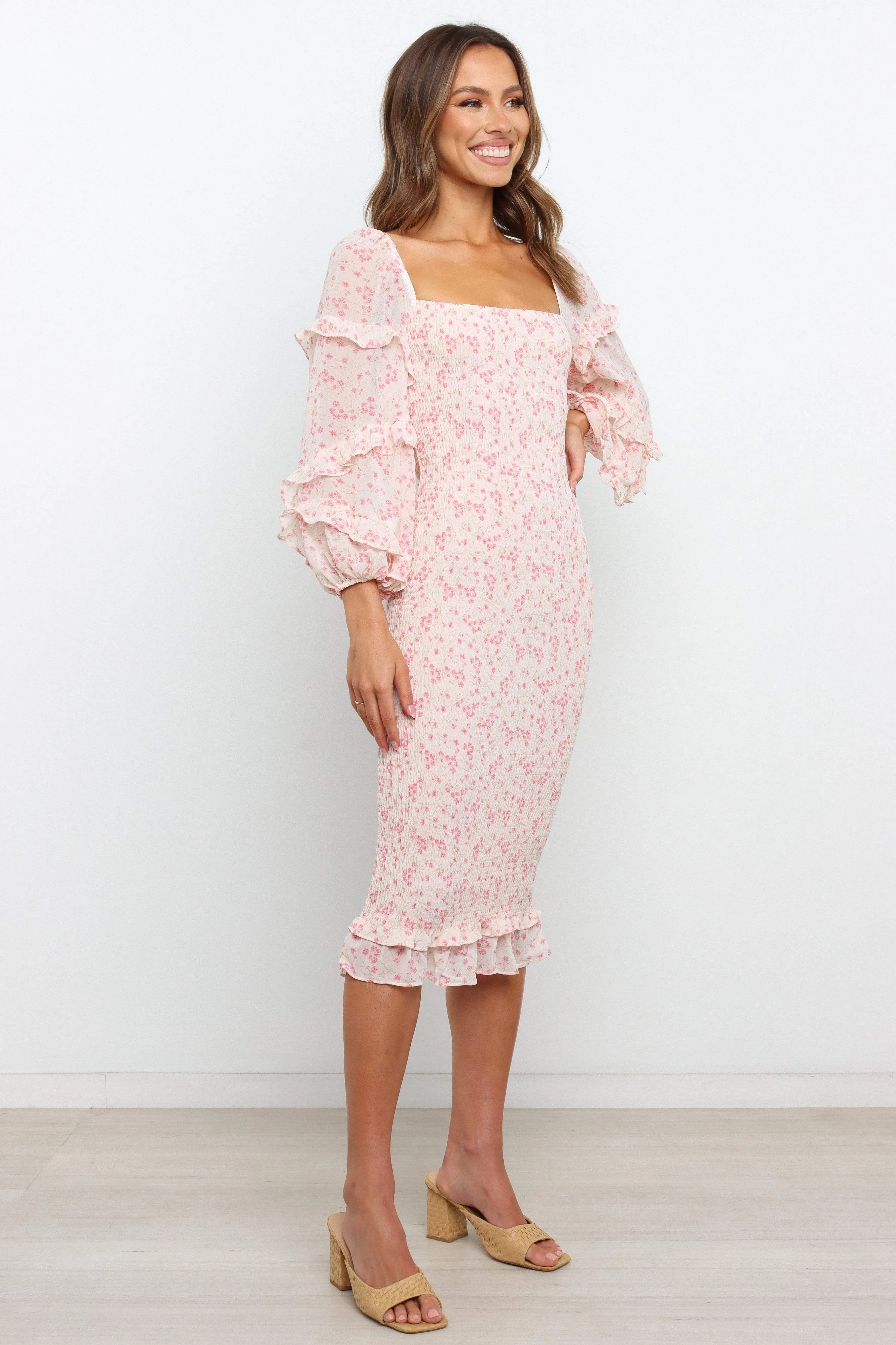 Leia Dress - Cream Pink sold by Petal & Pup product image thumbnail 5
