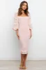 Leia Dress - Cream Pink sold by Petal & Pup