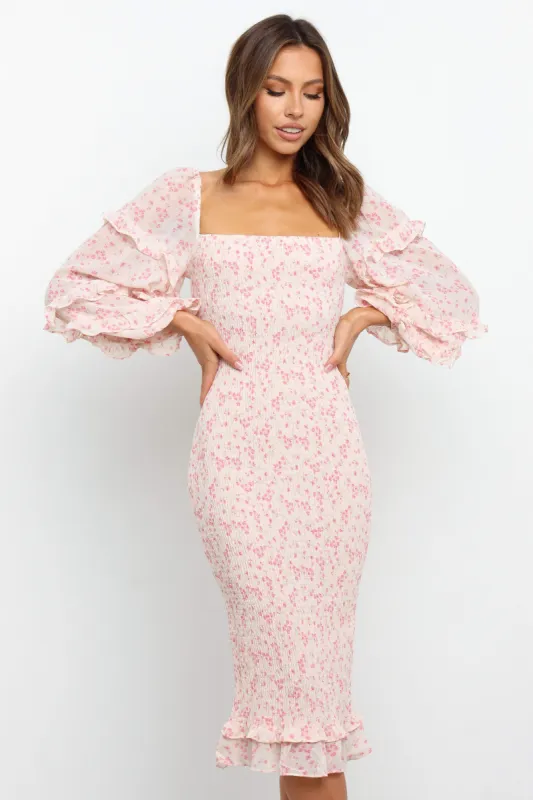 Leia Dress - Cream Pink sold by Petal & Pup