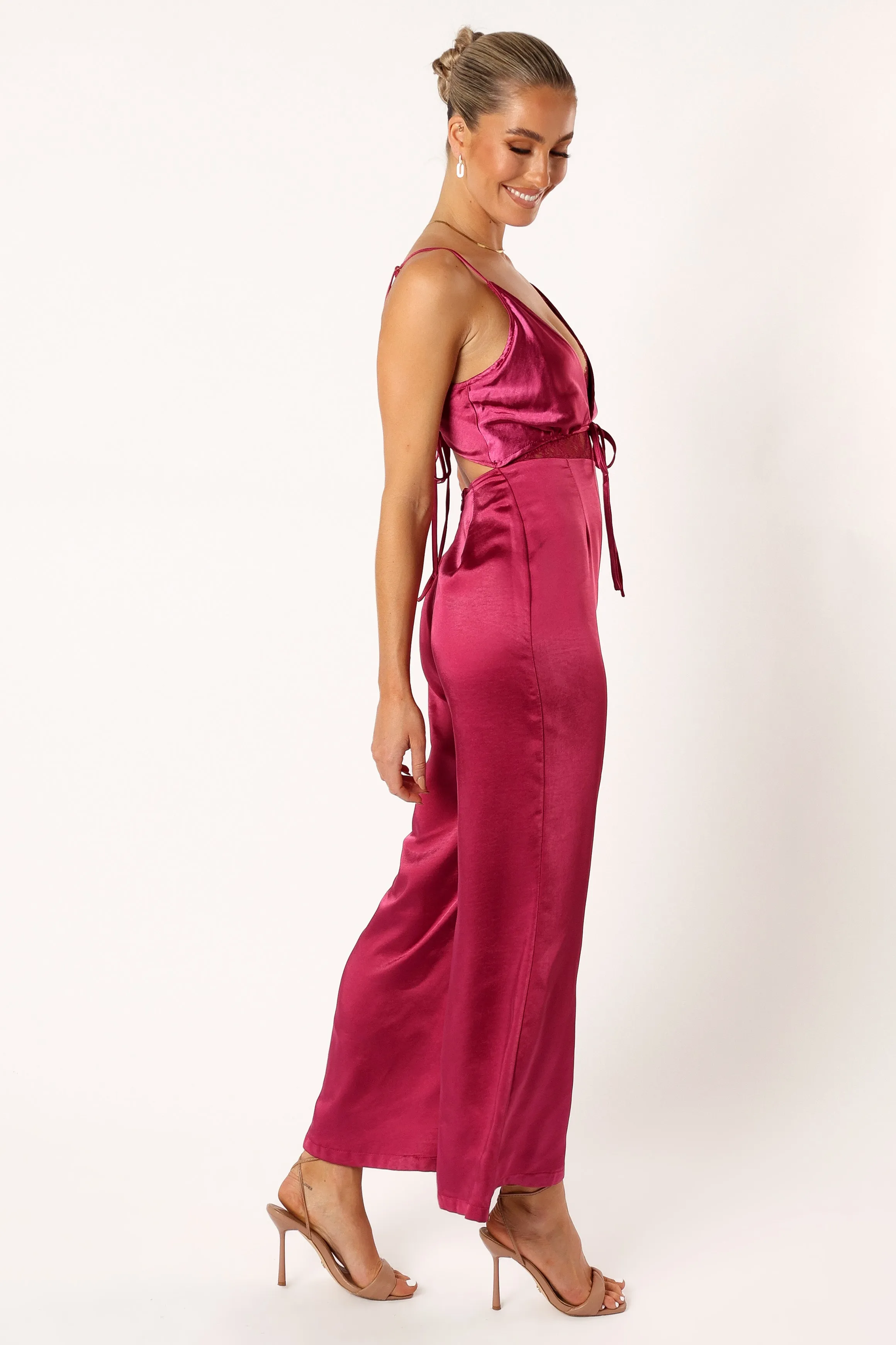 Lilian Jumpsuit - Berry sold by Petal & Pup product image thumbnail 3