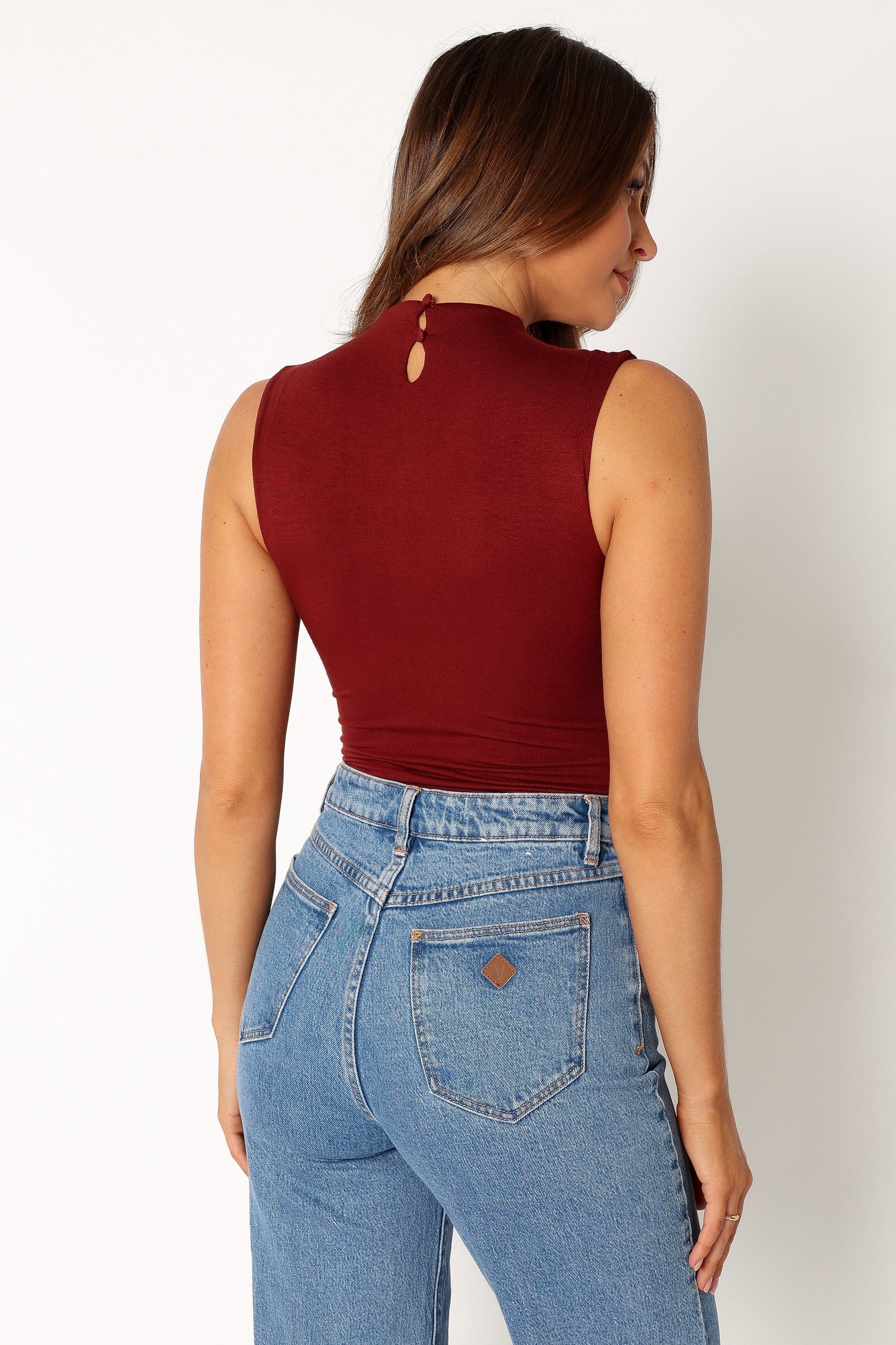 Hannah Bodysuit - Burgundy sold by Petal & Pup product image thumbnail 4