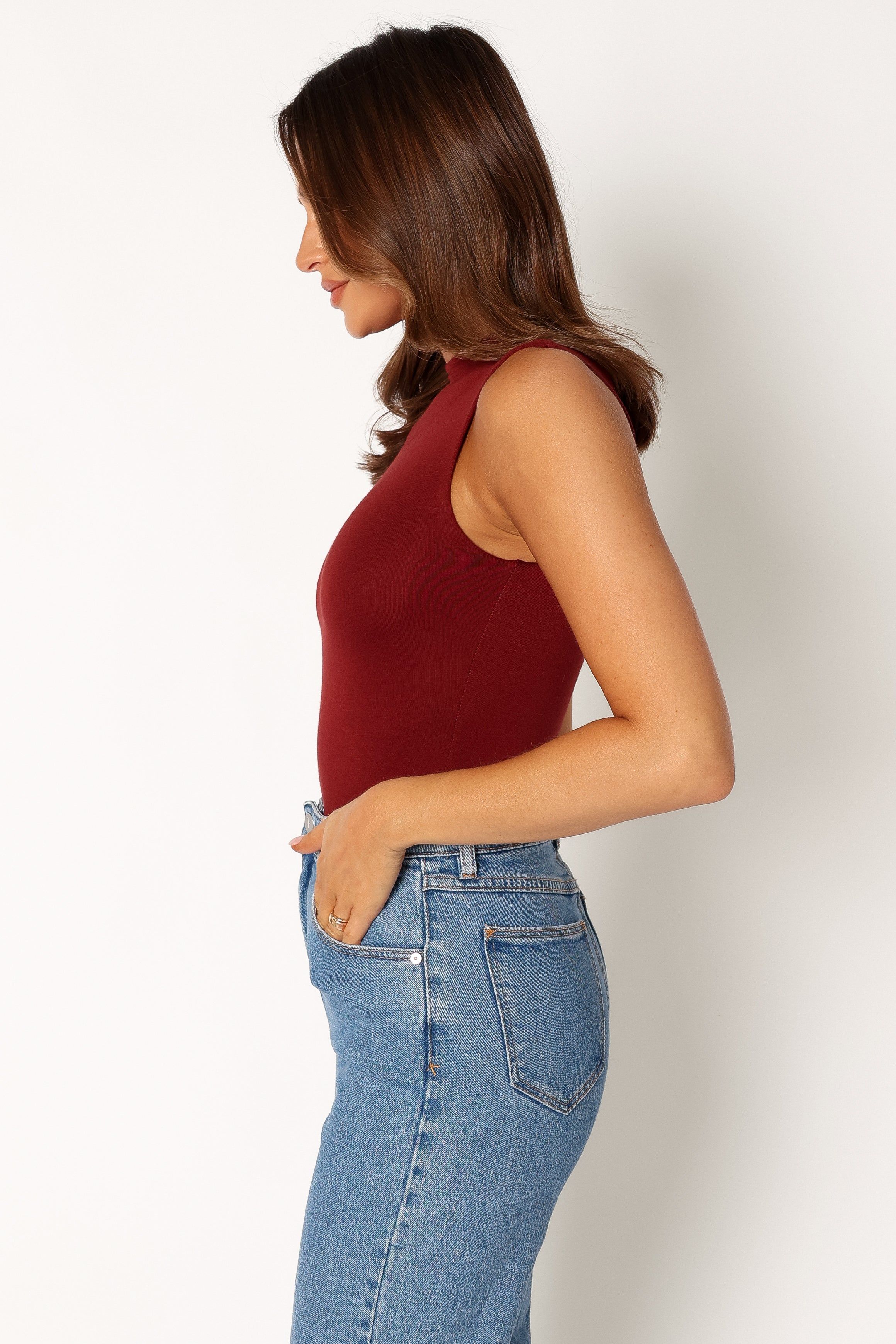 Hannah Bodysuit - Burgundy sold by Petal & Pup product image thumbnail 5