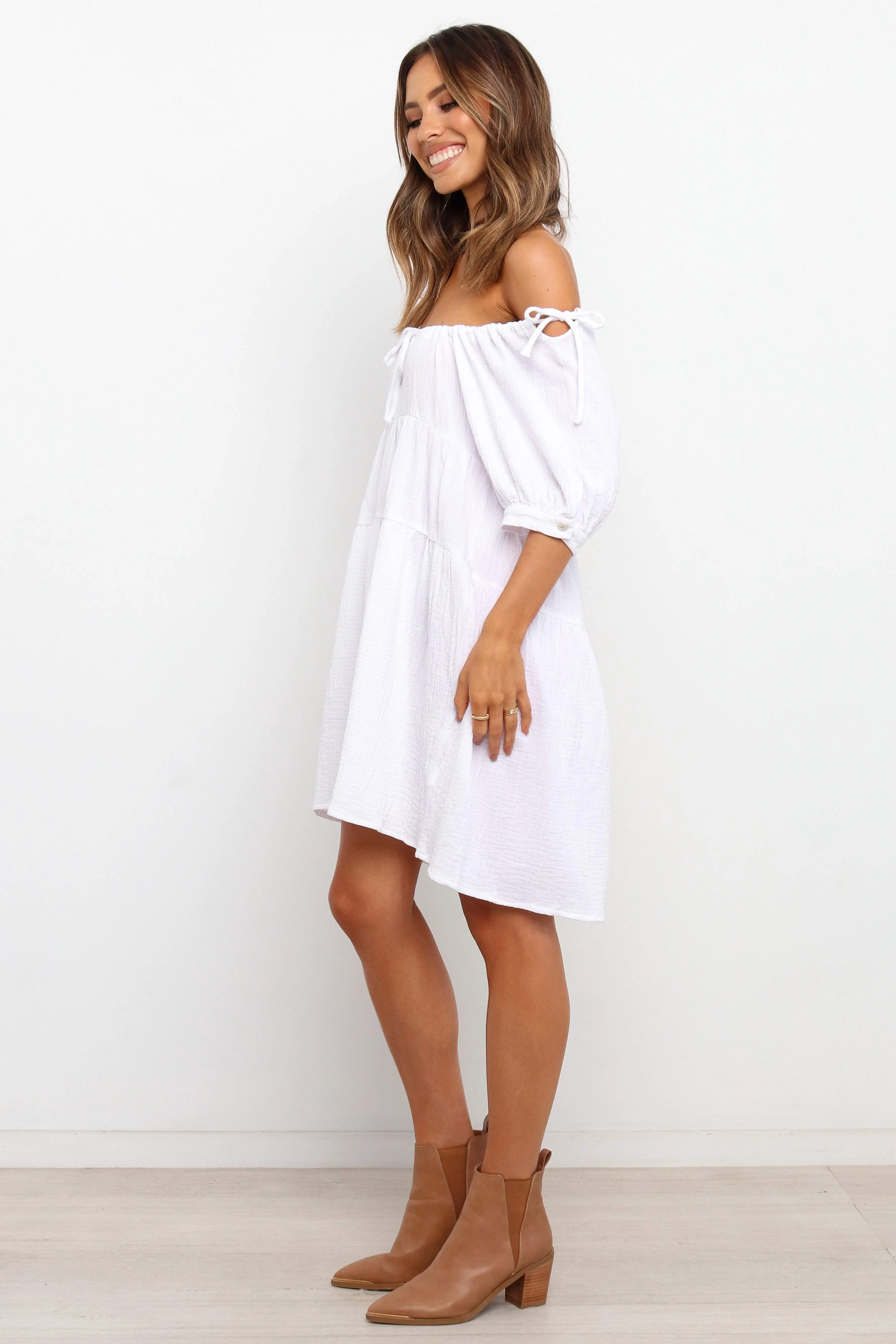 Hawkins Dress - White sold by Petal & Pup product image thumbnail 3