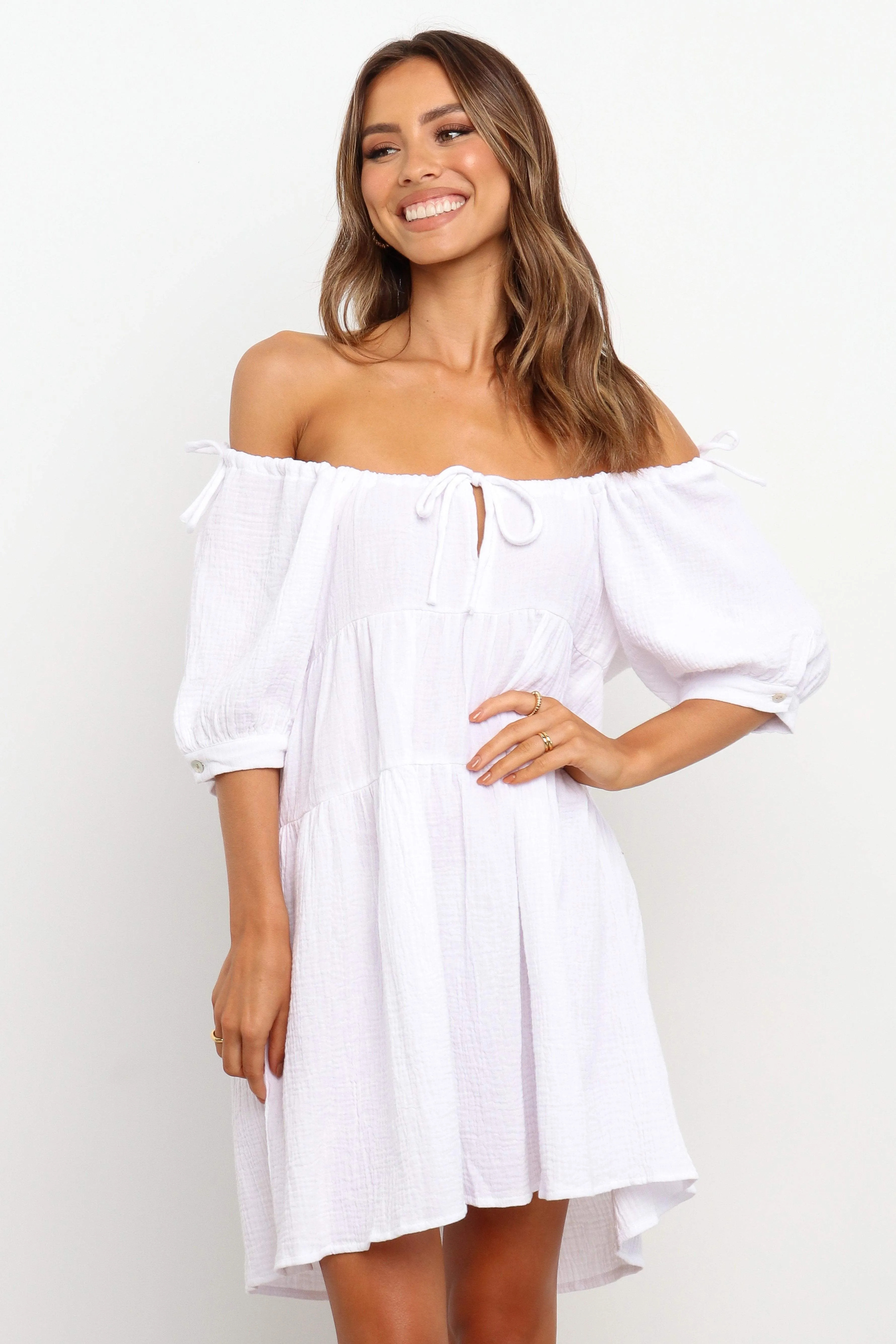 Hawkins Dress - White sold by Petal & Pup product image thumbnail 2