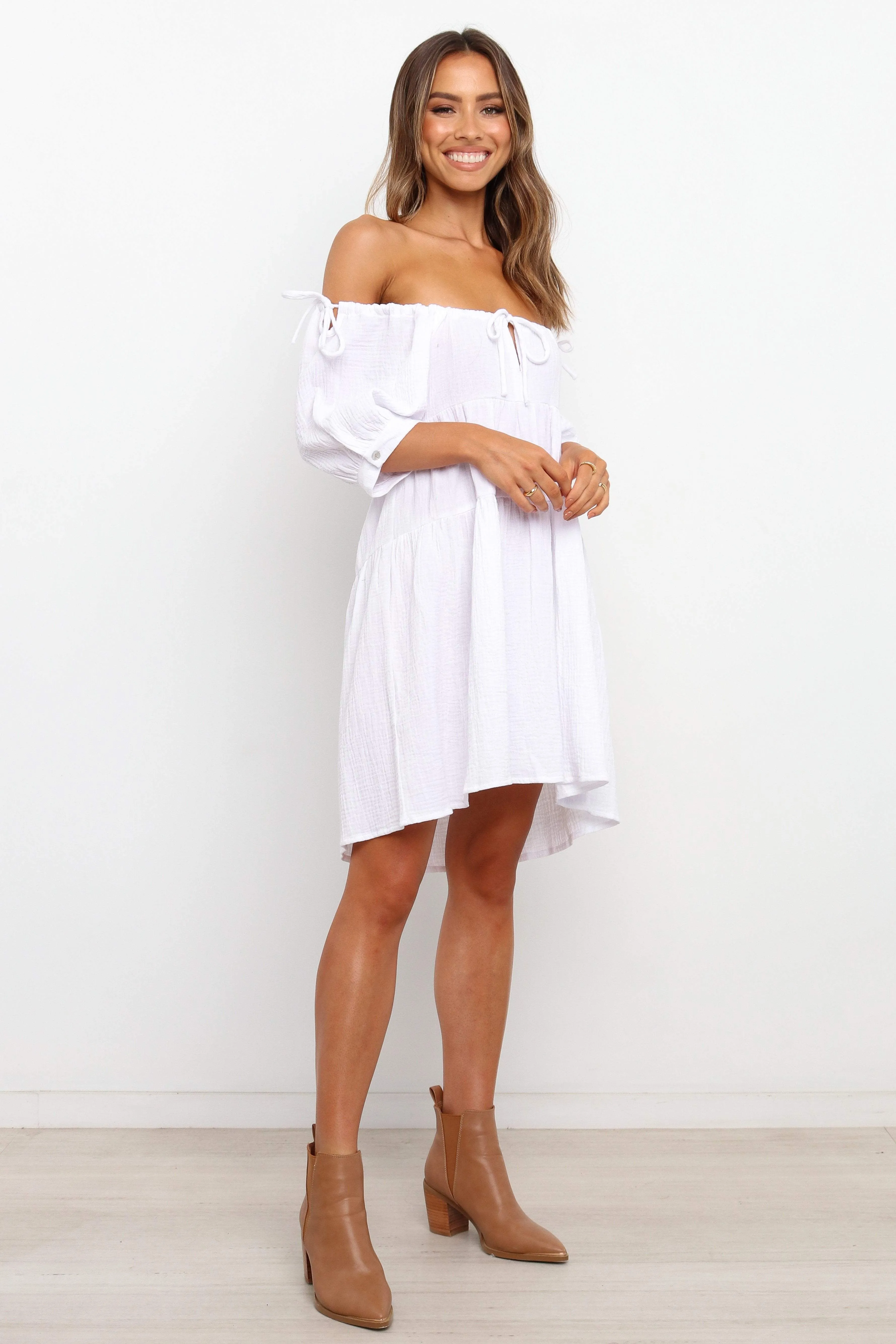 Hawkins Dress - White sold by Petal & Pup product image thumbnail 4