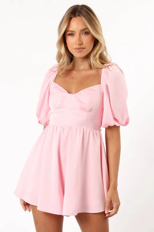 Billie Romper - Pink sold by Petal & Pup