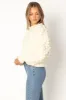Vida Knit Sweater - White sold by Petal & Pup