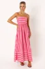 Pixie Maxi Dress - Pink Red sold by Petal & Pup