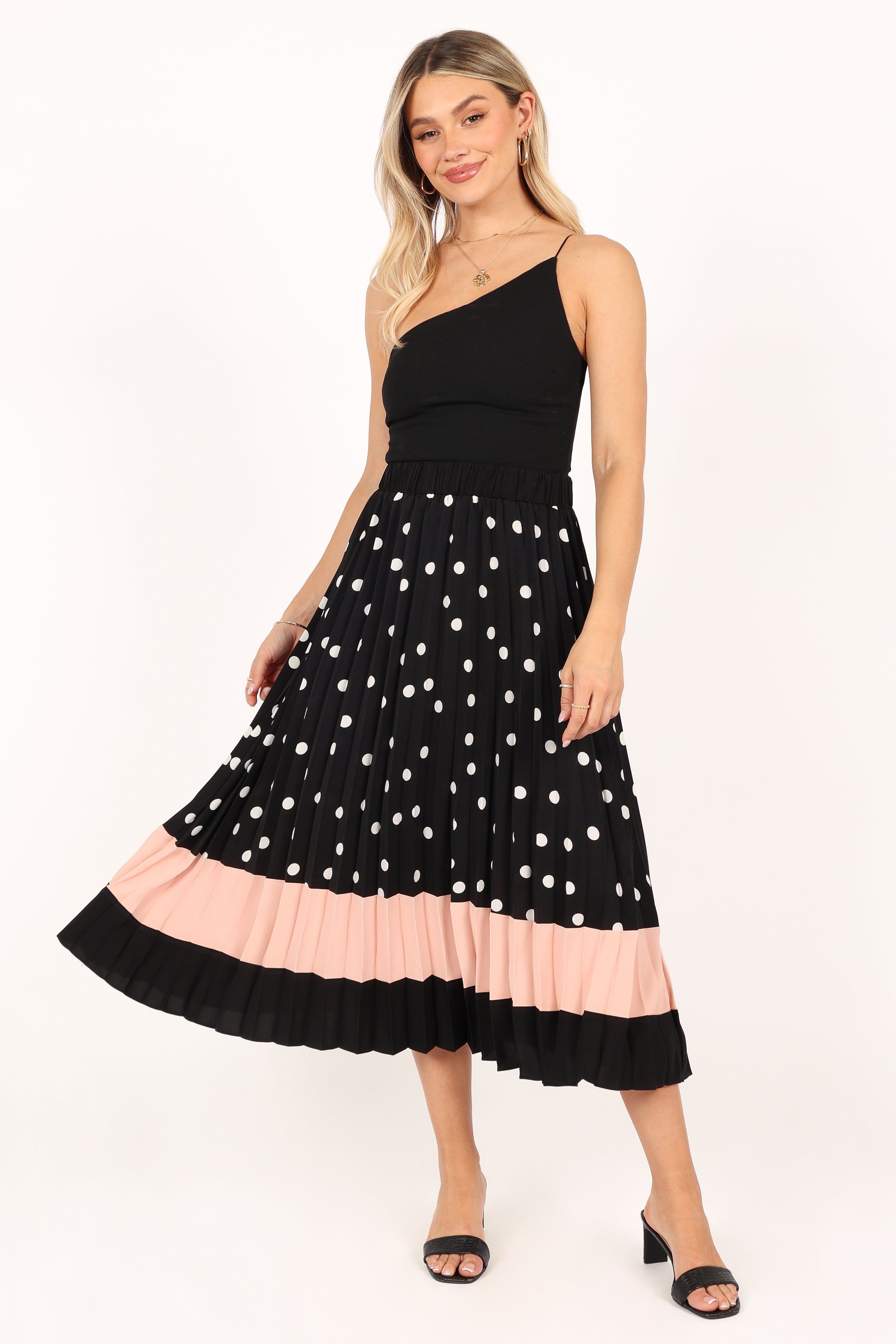 Katarina Midi Skirt - Black sold by Petal & Pup