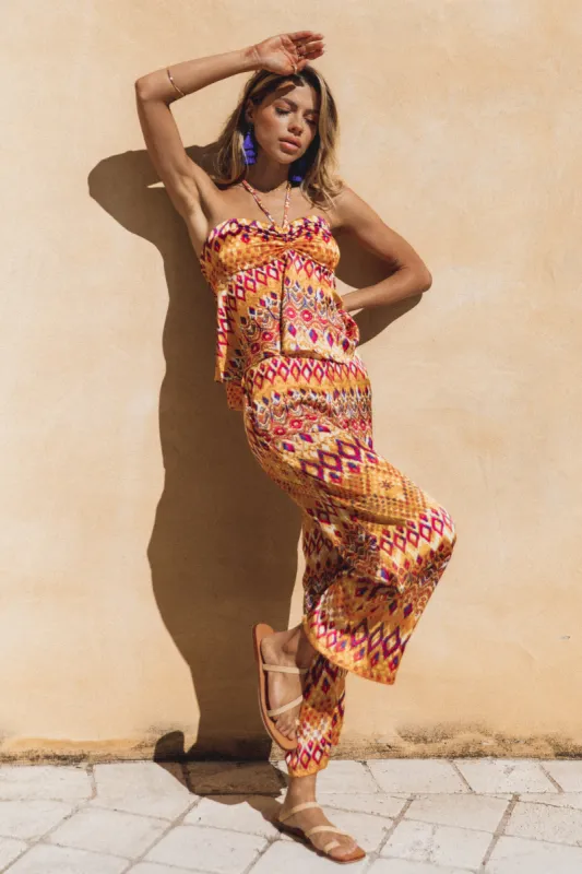 Marigold Wide Leg Pants - Tan sold by Petal & Pup