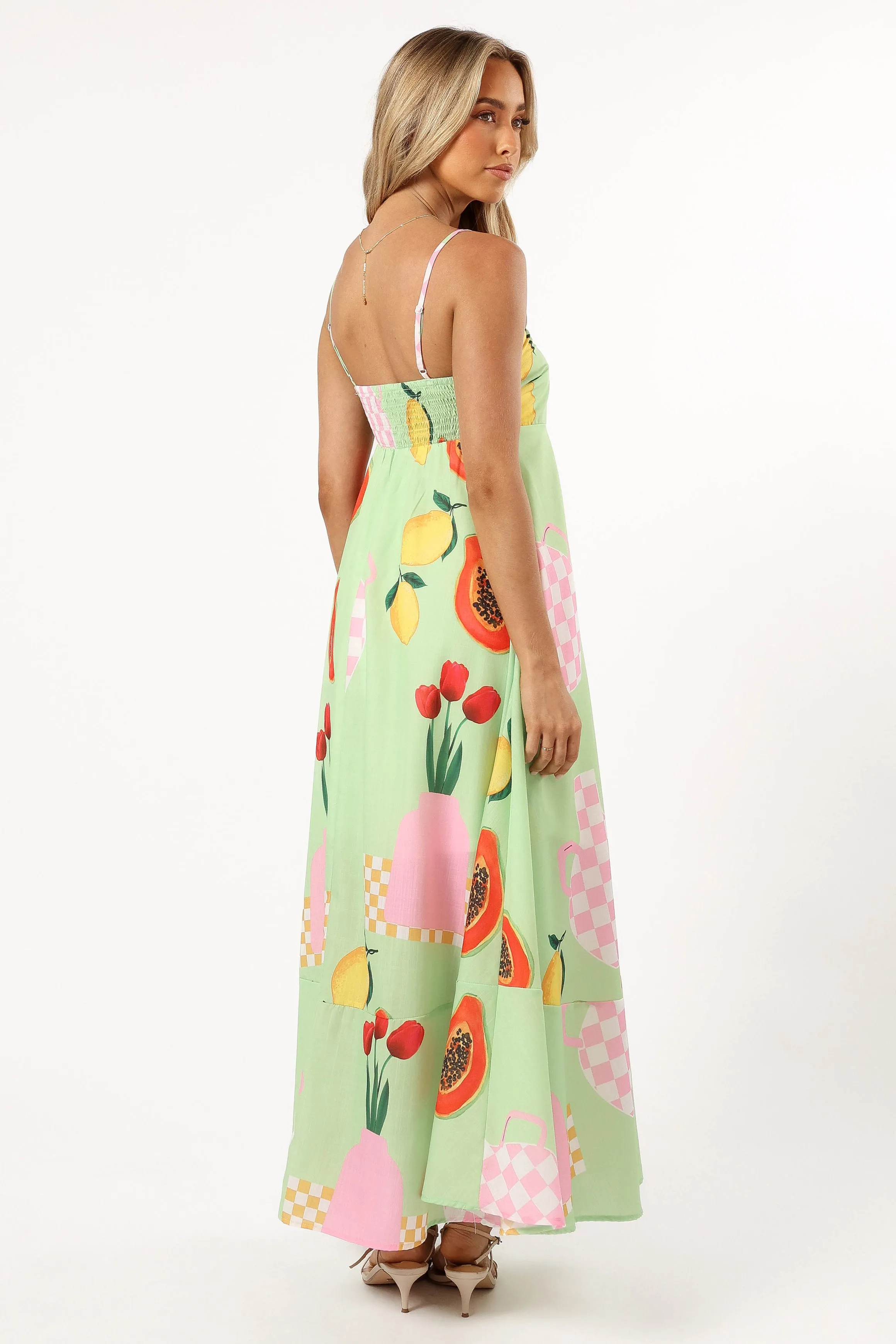 Brea Maxi Dress - Green Papaya sold by Petal & Pup product image thumbnail 3