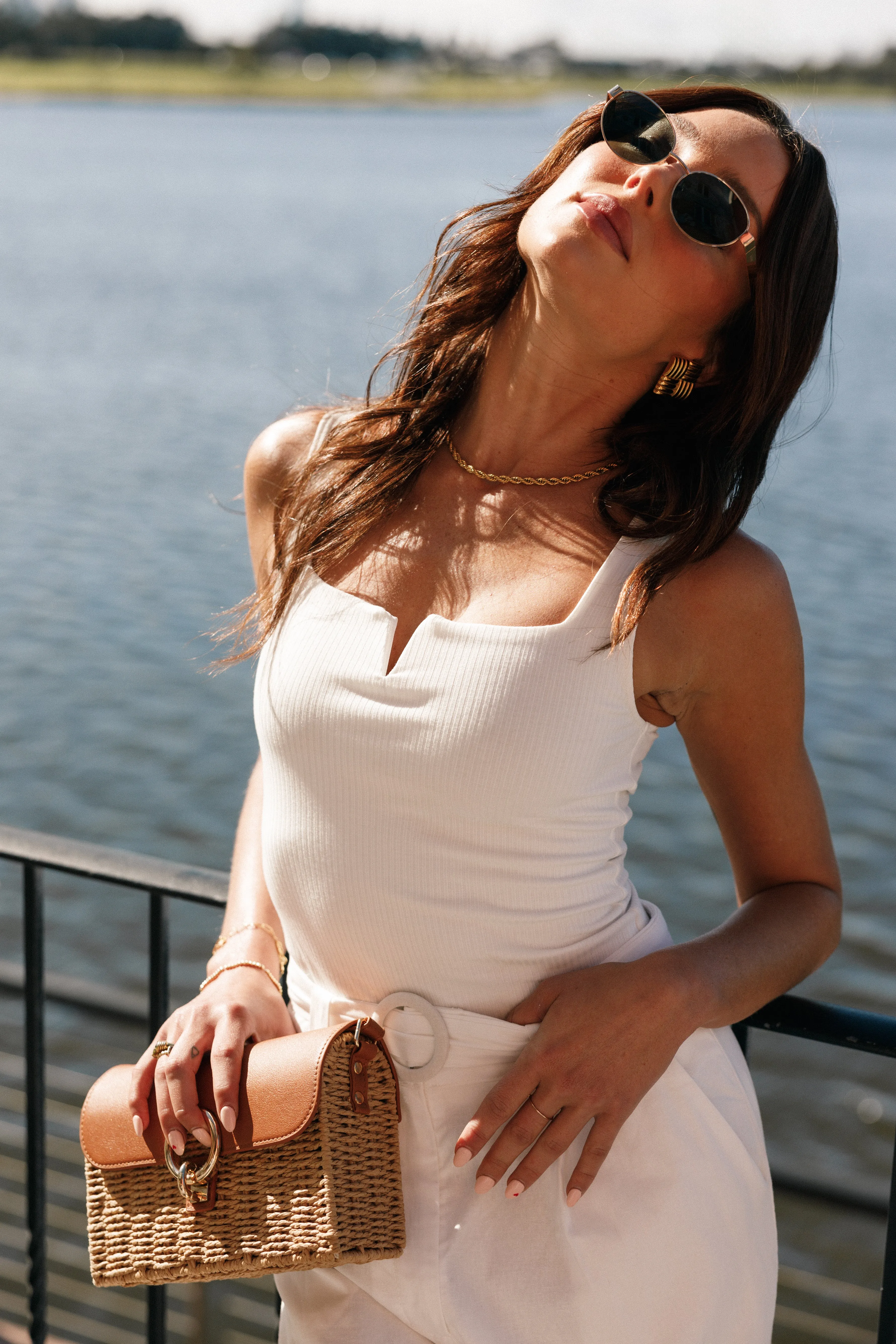 Santina Top - White sold by Petal & Pup