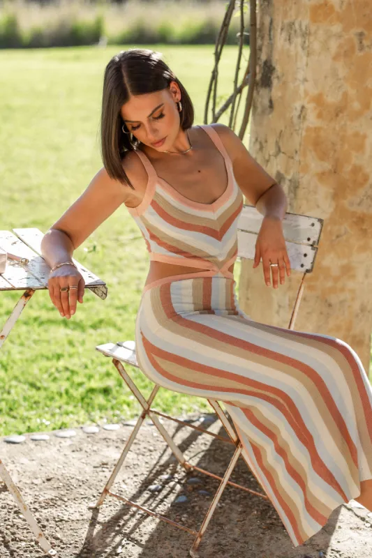 Sparrow Midi Dress - Multicoloured sold by Petal & Pup