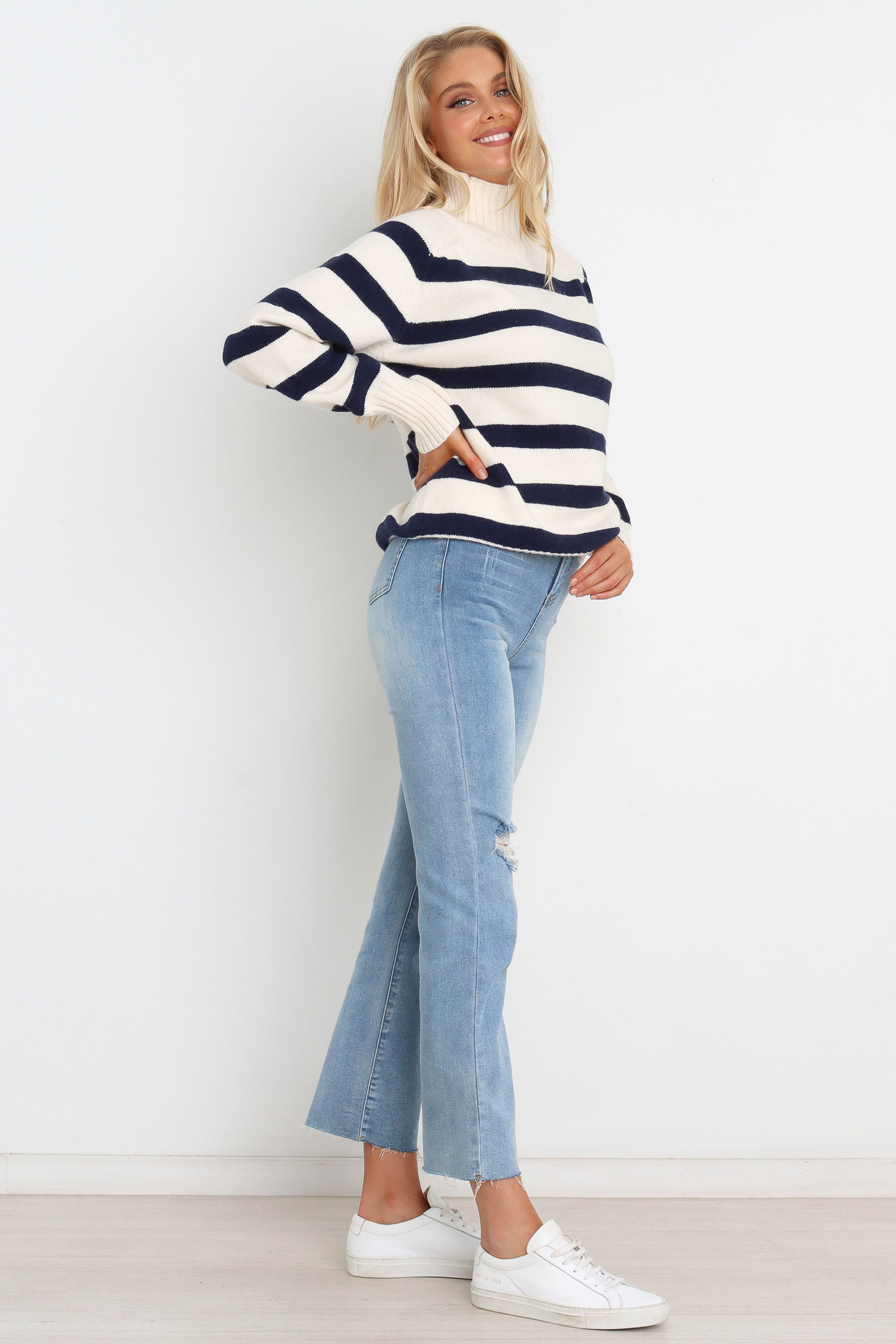 Winston Knit Sweater - Cream sold by Petal & Pup product image thumbnail 4