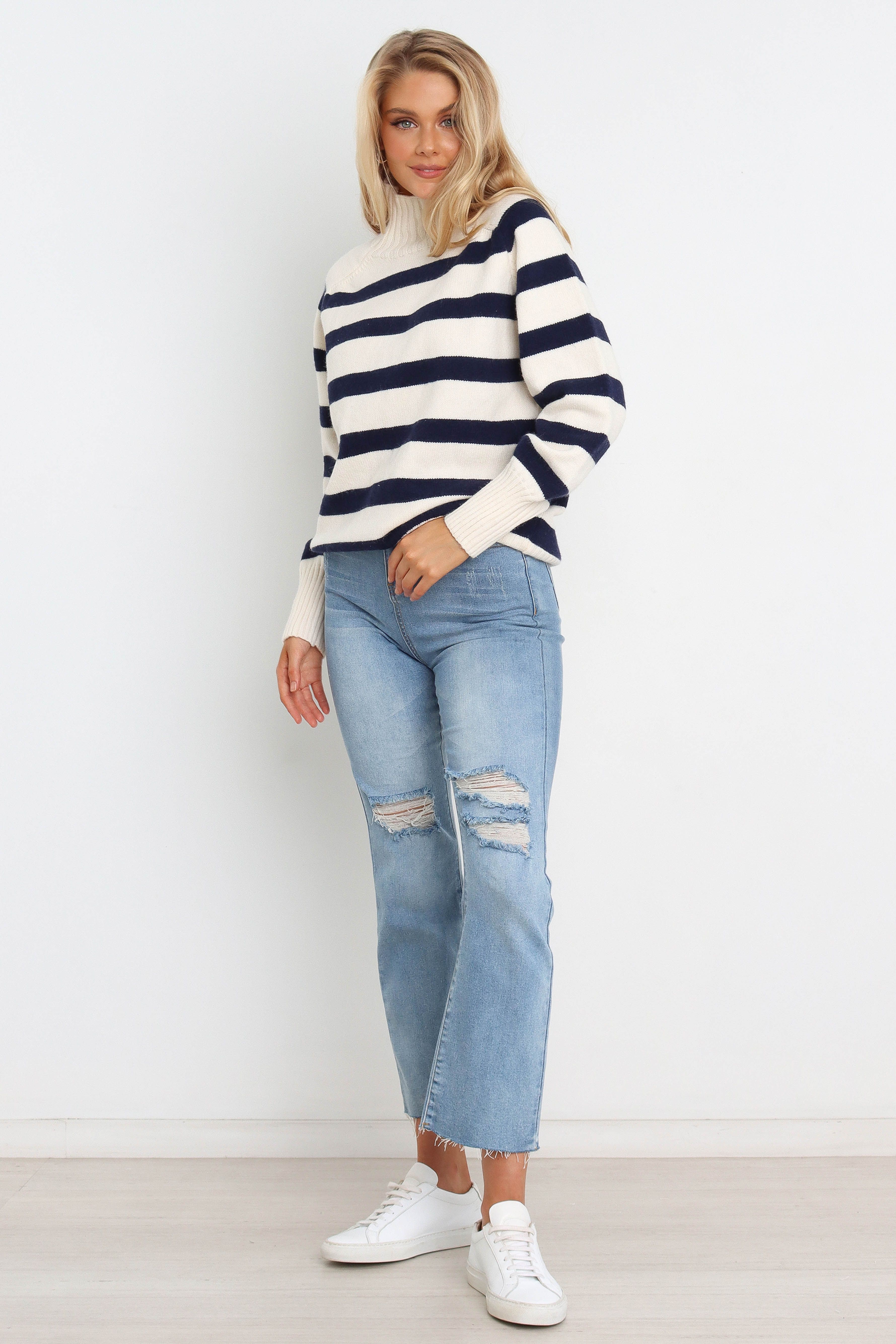 Winston Knit Sweater - Cream sold by Petal & Pup product image thumbnail 5