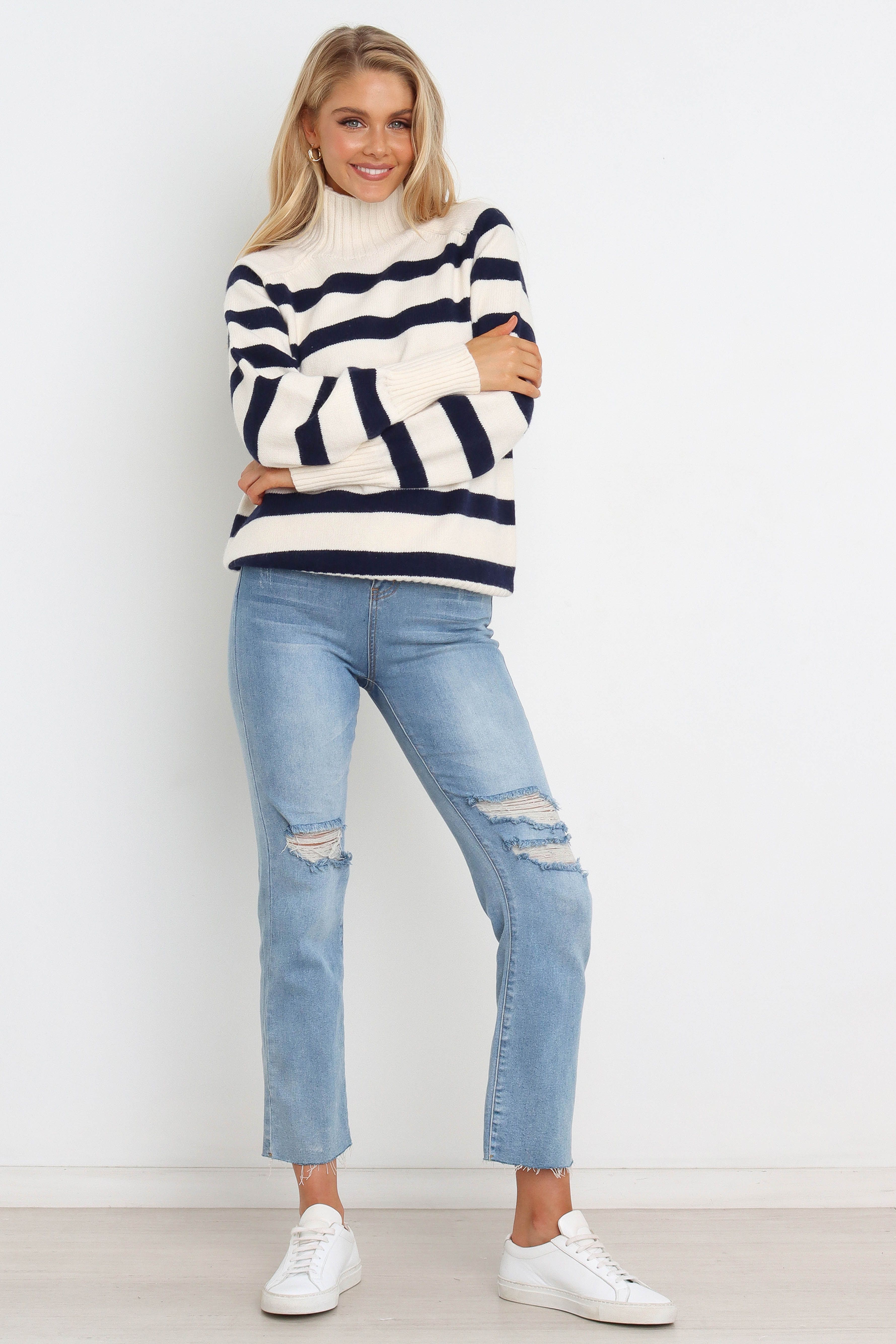 Winston Knit Sweater - Cream sold by Petal & Pup product image thumbnail 6