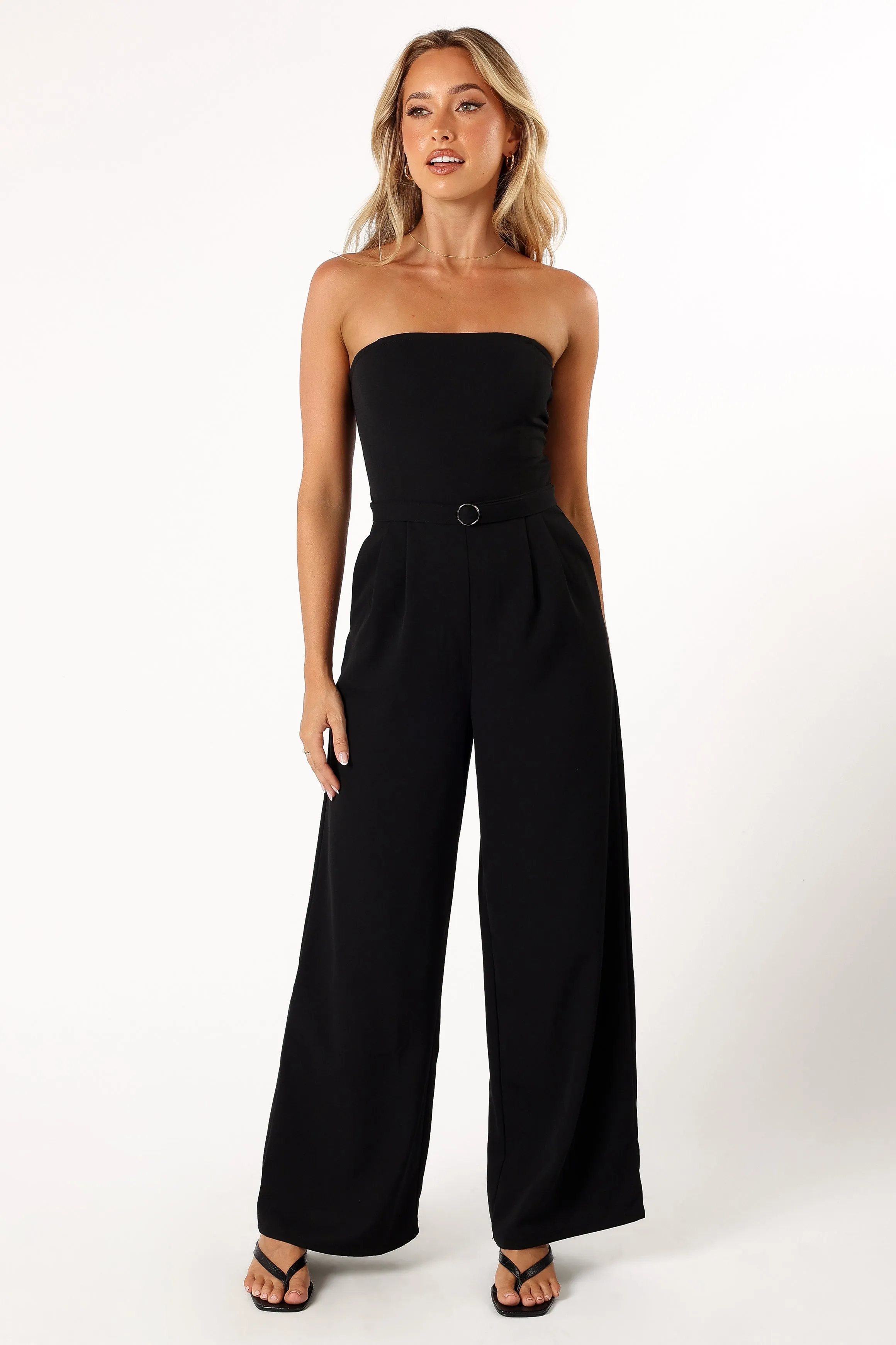 Hansen Strapless Jumpsuit - Black sold by Petal & Pup product image thumbnail 2
