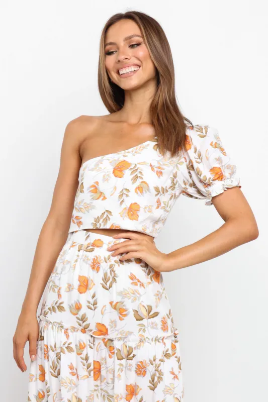 Aimee Top - White sold by Petal & Pup