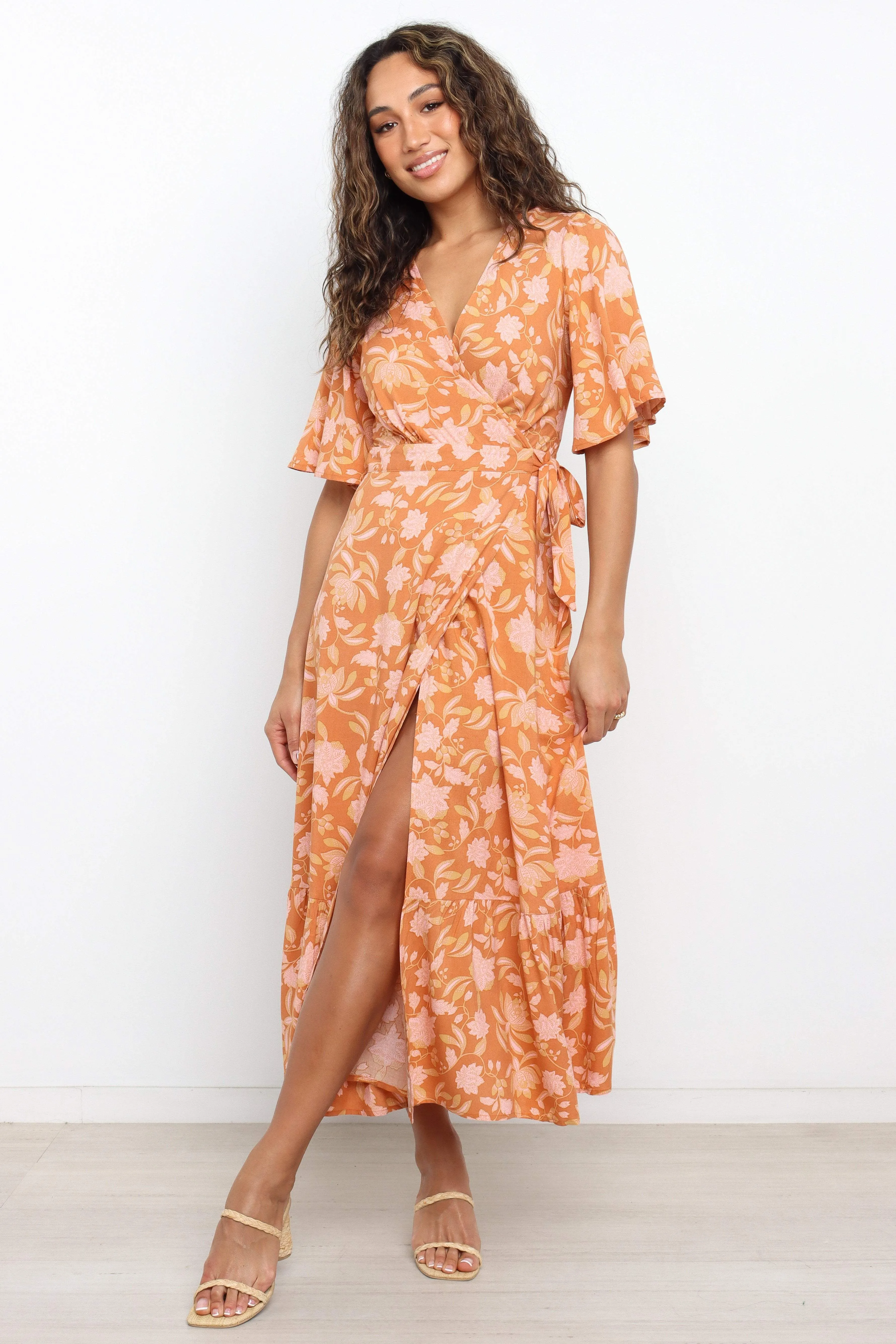Lumi Dress - Orange sold by Petal & Pup product image thumbnail 2