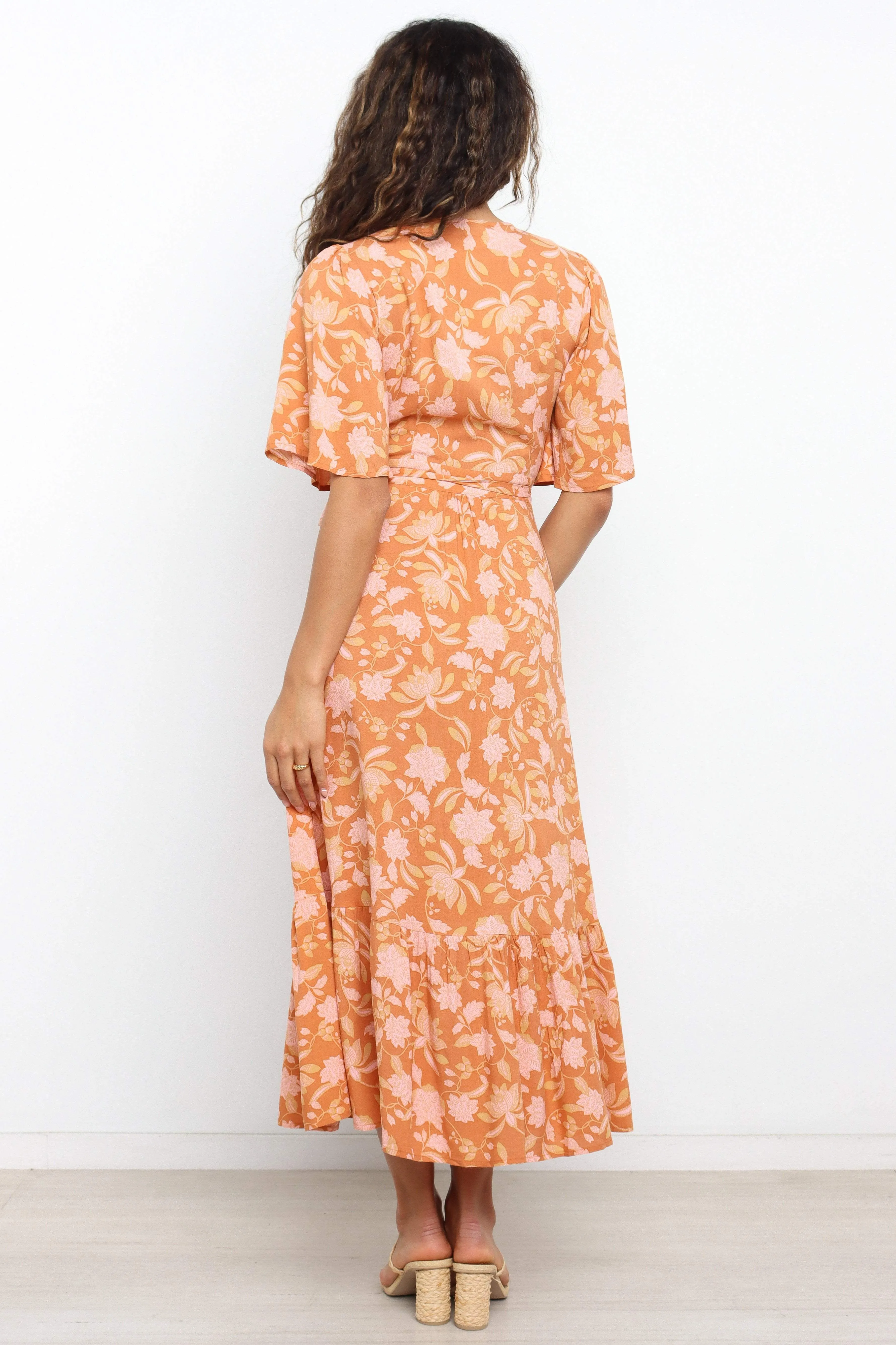 Lumi Dress - Orange sold by Petal & Pup product image thumbnail 5