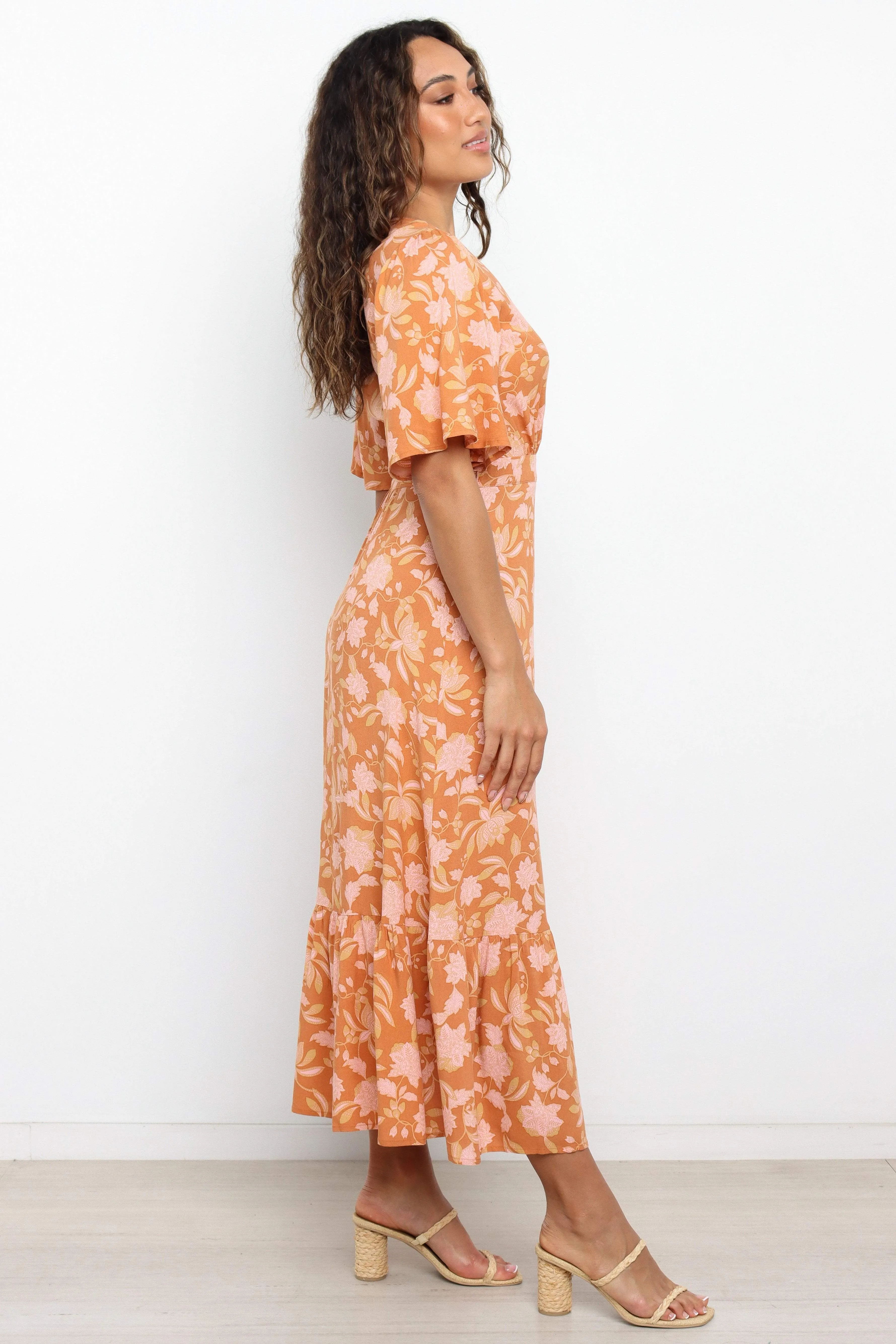 Lumi Dress - Orange sold by Petal & Pup product image thumbnail 3
