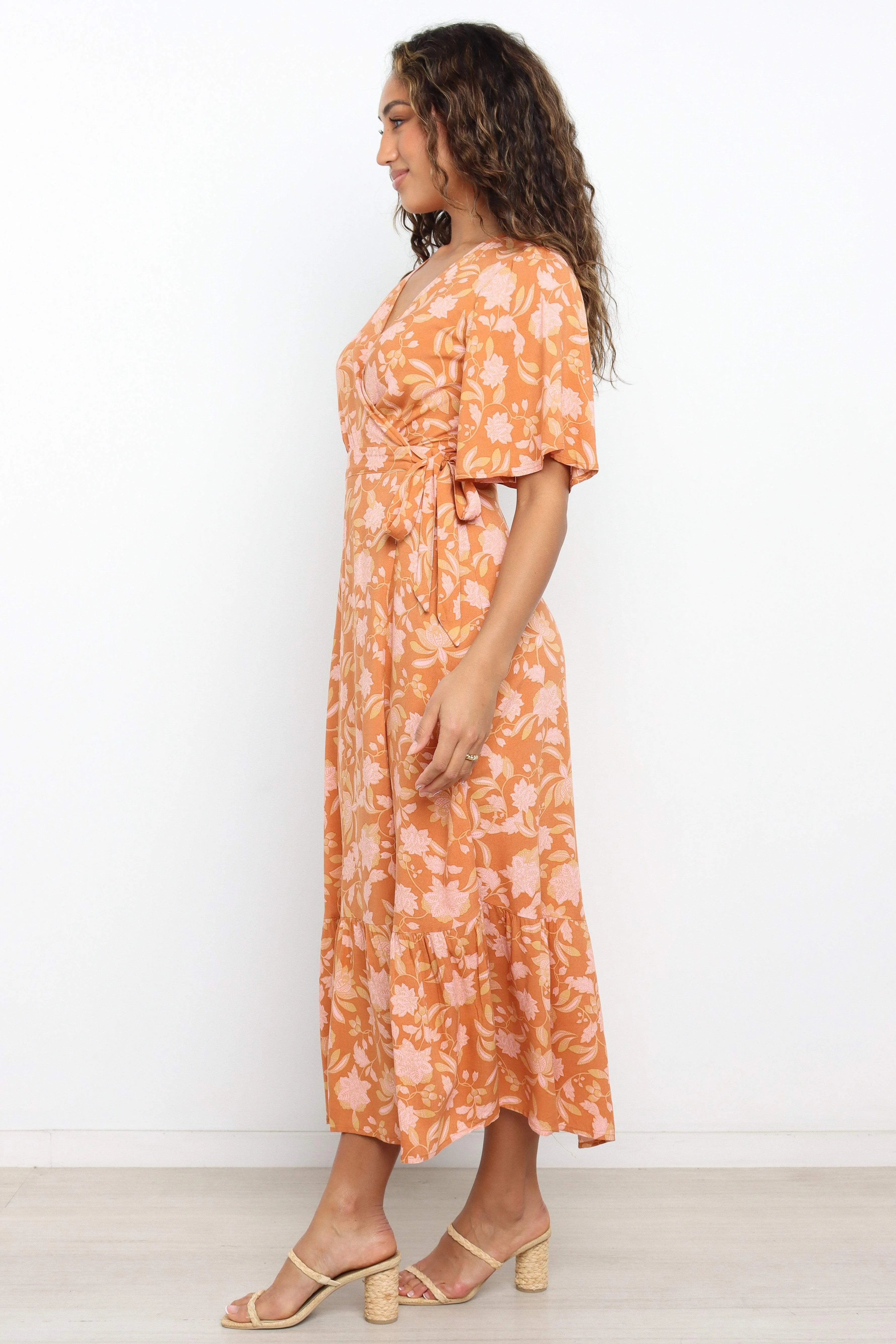 Lumi Dress - Orange sold by Petal & Pup product image thumbnail 4