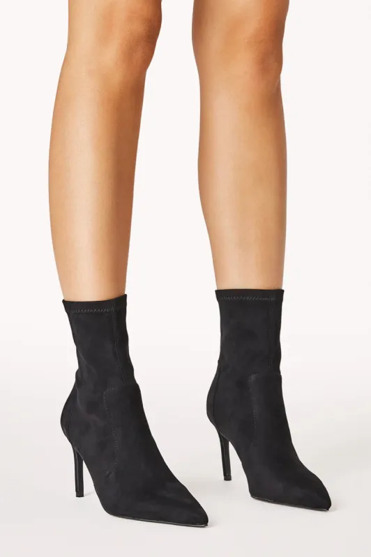 Rachael Ankle Boot - Black sold by Petal & Pup