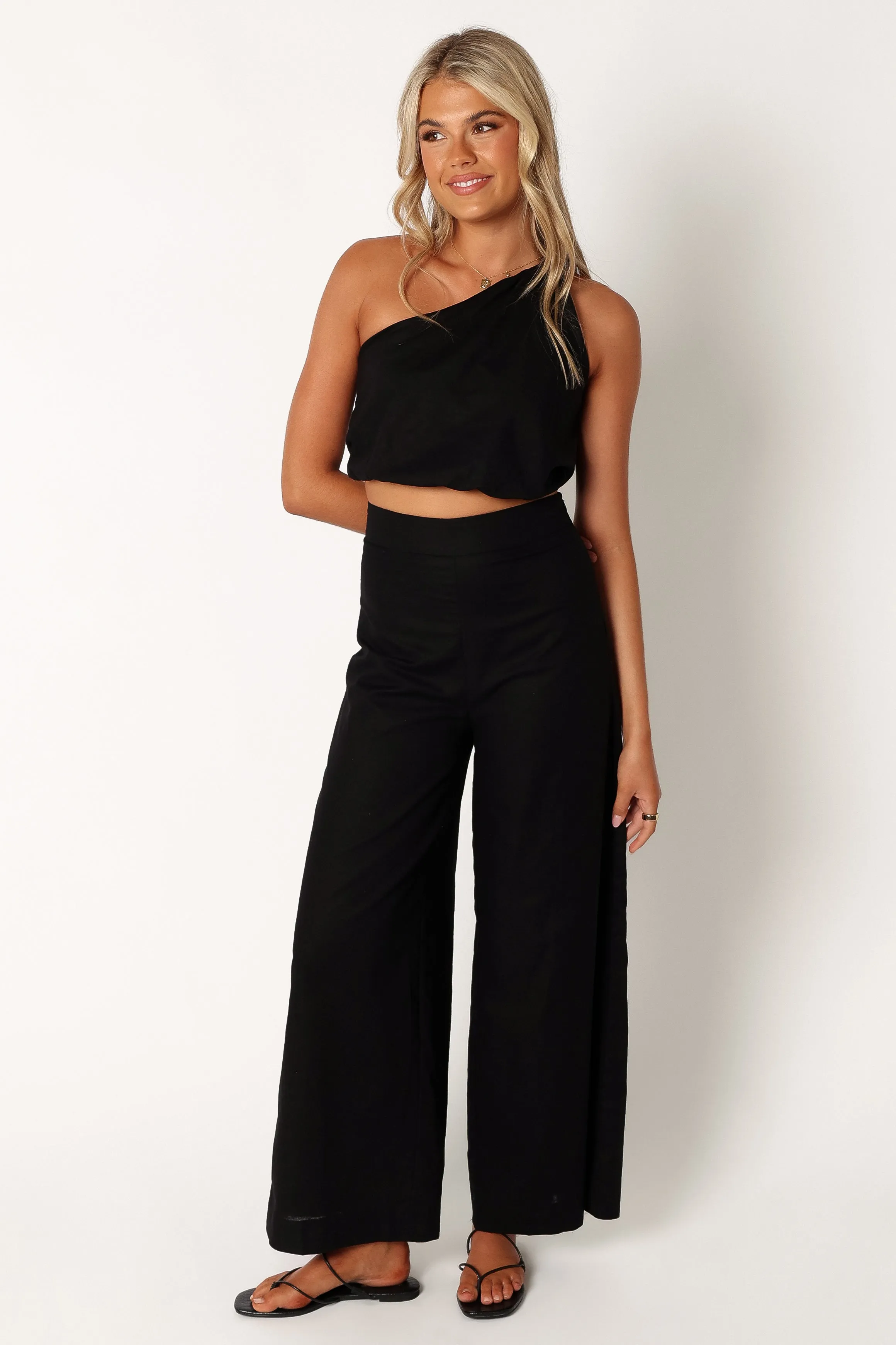 Tori Linen Pant Set - Black sold by Petal & Pup product image thumbnail 5