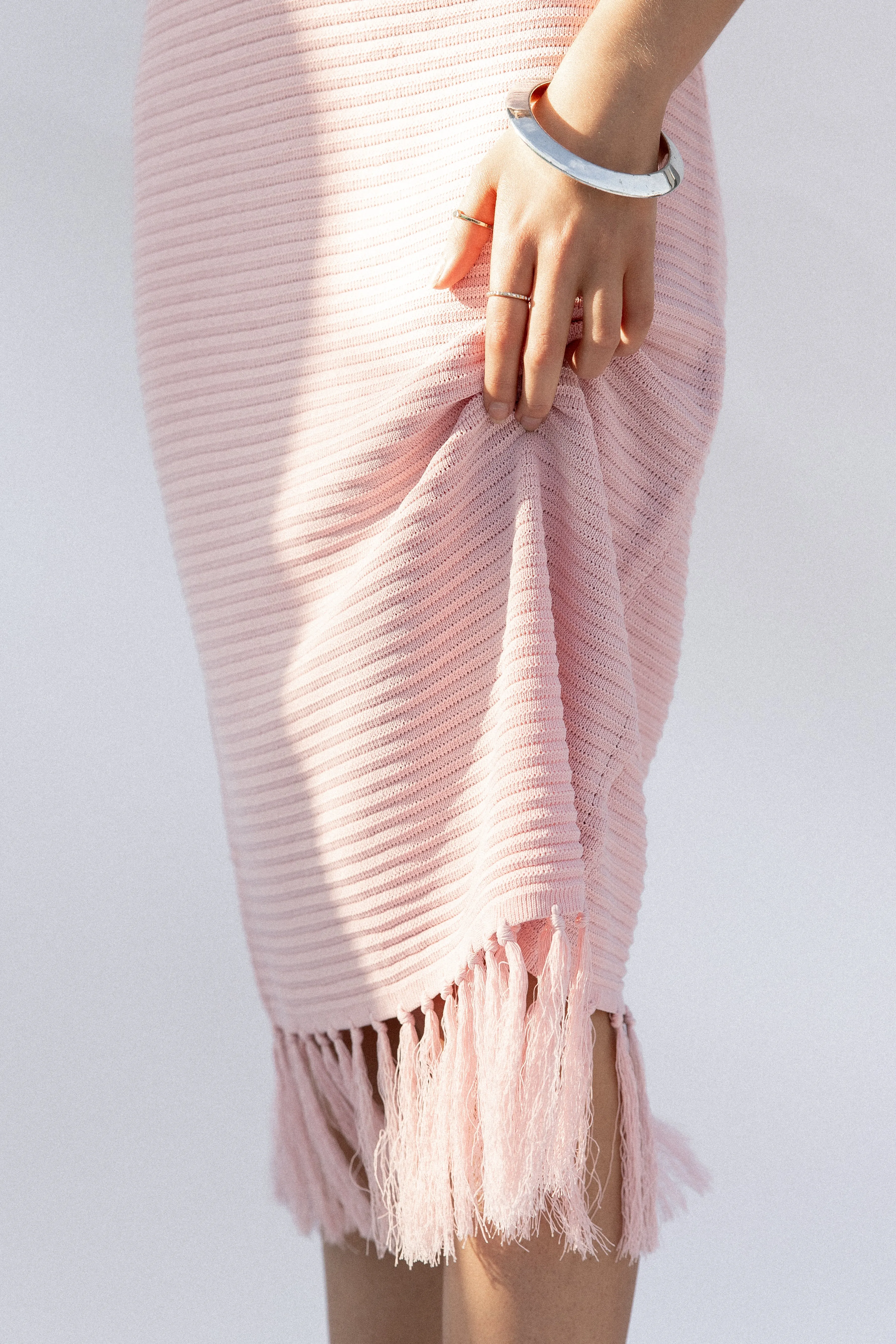 Winne One Shoulder Knit Dress - Pink sold by Petal & Pup product image thumbnail 2