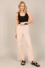 Penelope Knitted Wide Leg Lounge Pants - Taupe sold by Petal & Pup