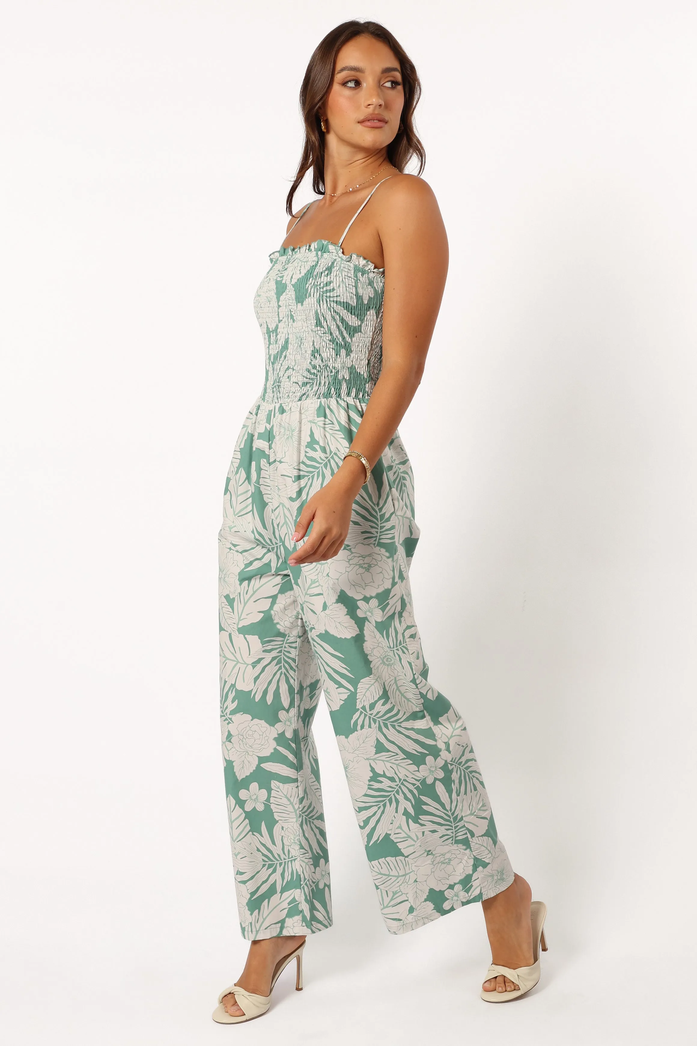 Aneesa Jumpsuit - Sage sold by Petal & Pup
