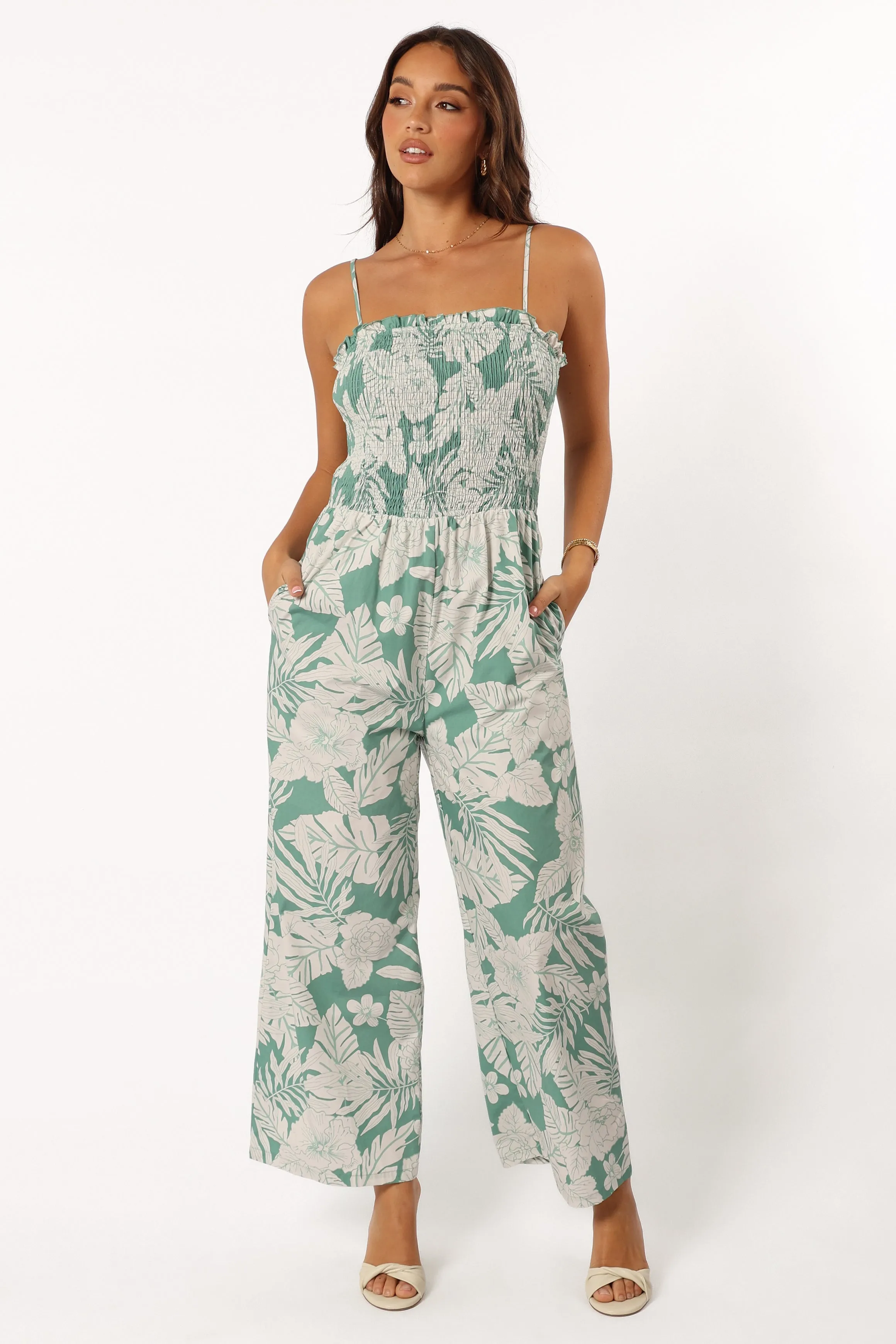 Aneesa Jumpsuit - Sage sold by Petal & Pup product image thumbnail 3