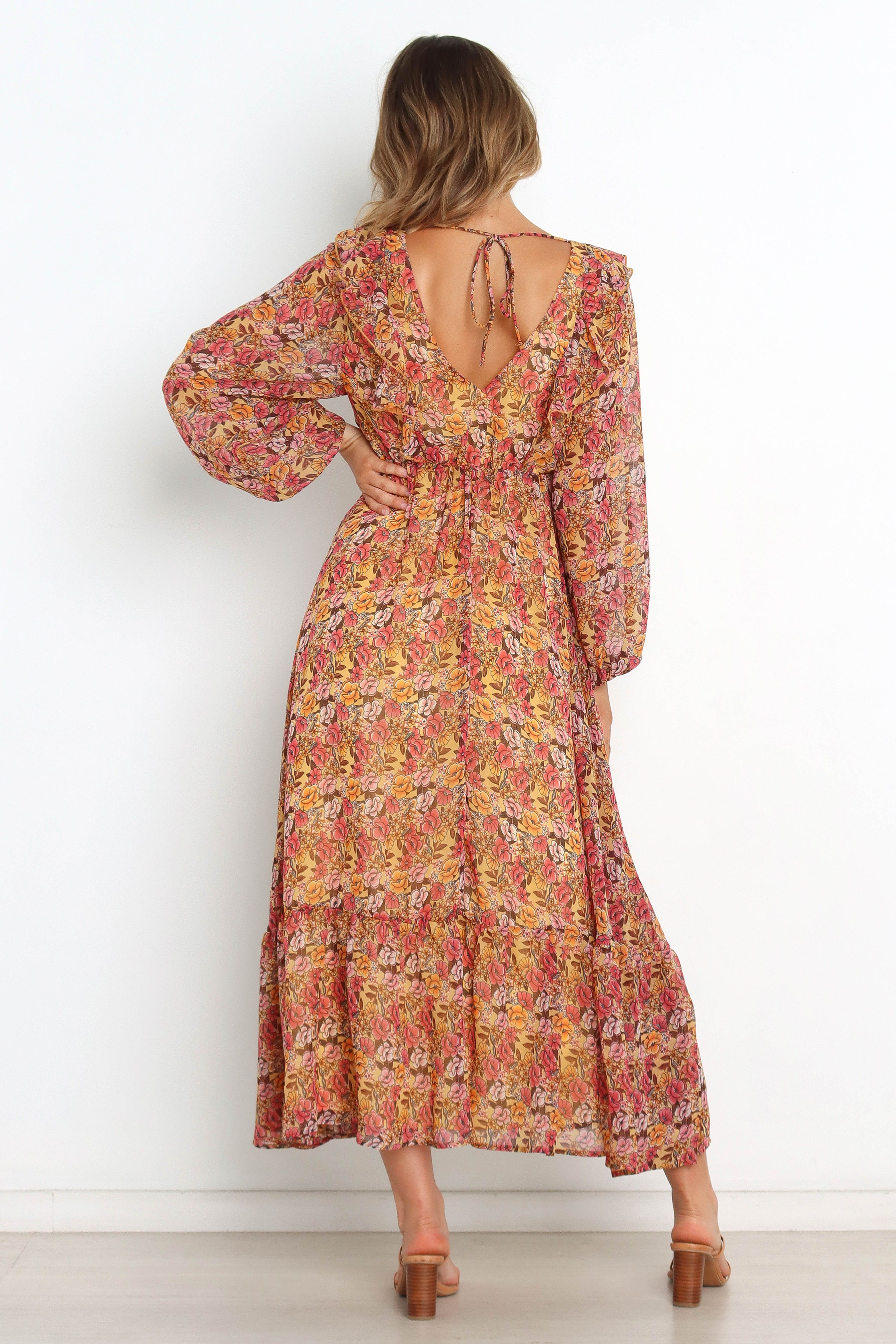 Luciana Dress - Mustard sold by Petal & Pup product image thumbnail 5
