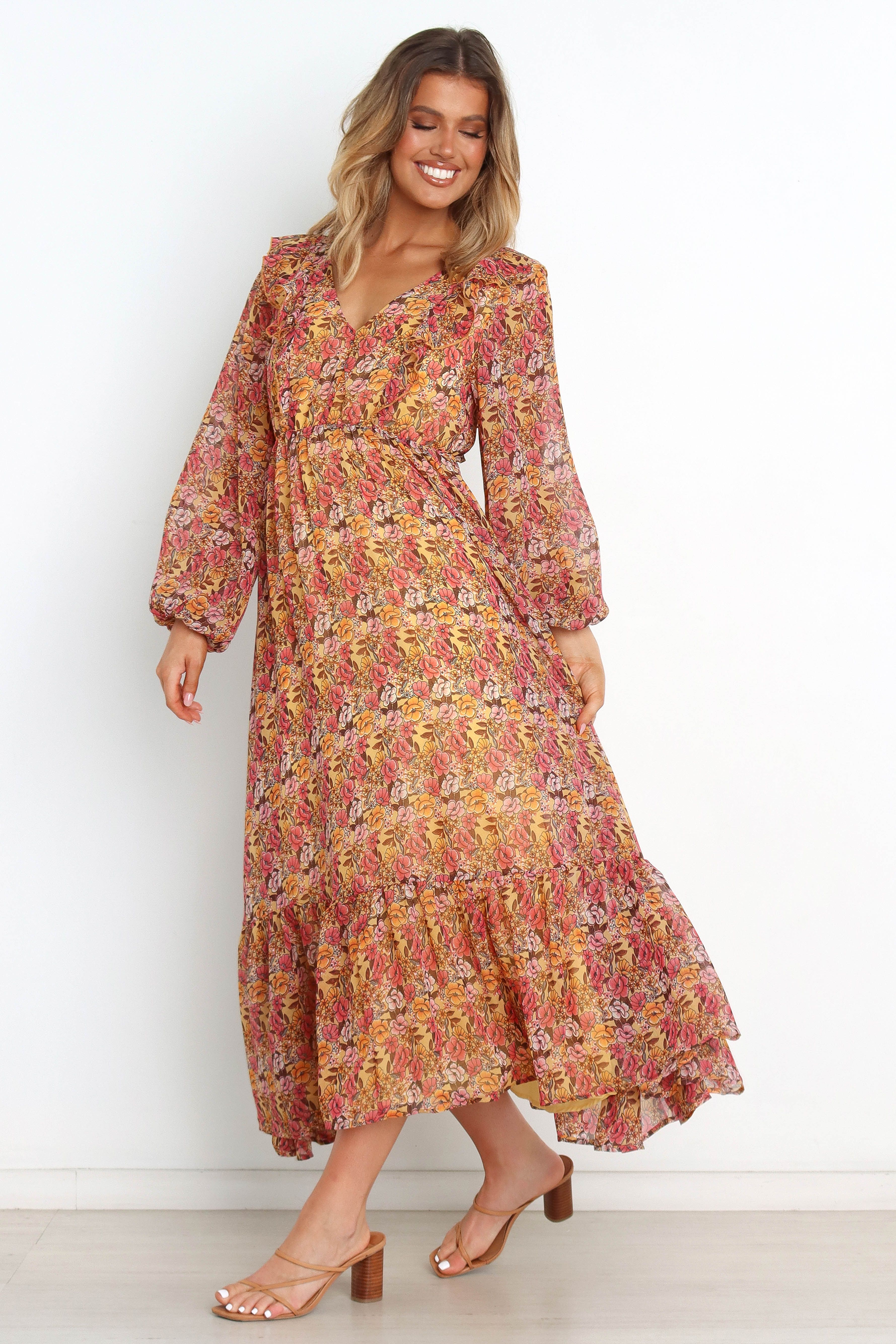 Luciana Dress - Mustard sold by Petal & Pup product image thumbnail 4