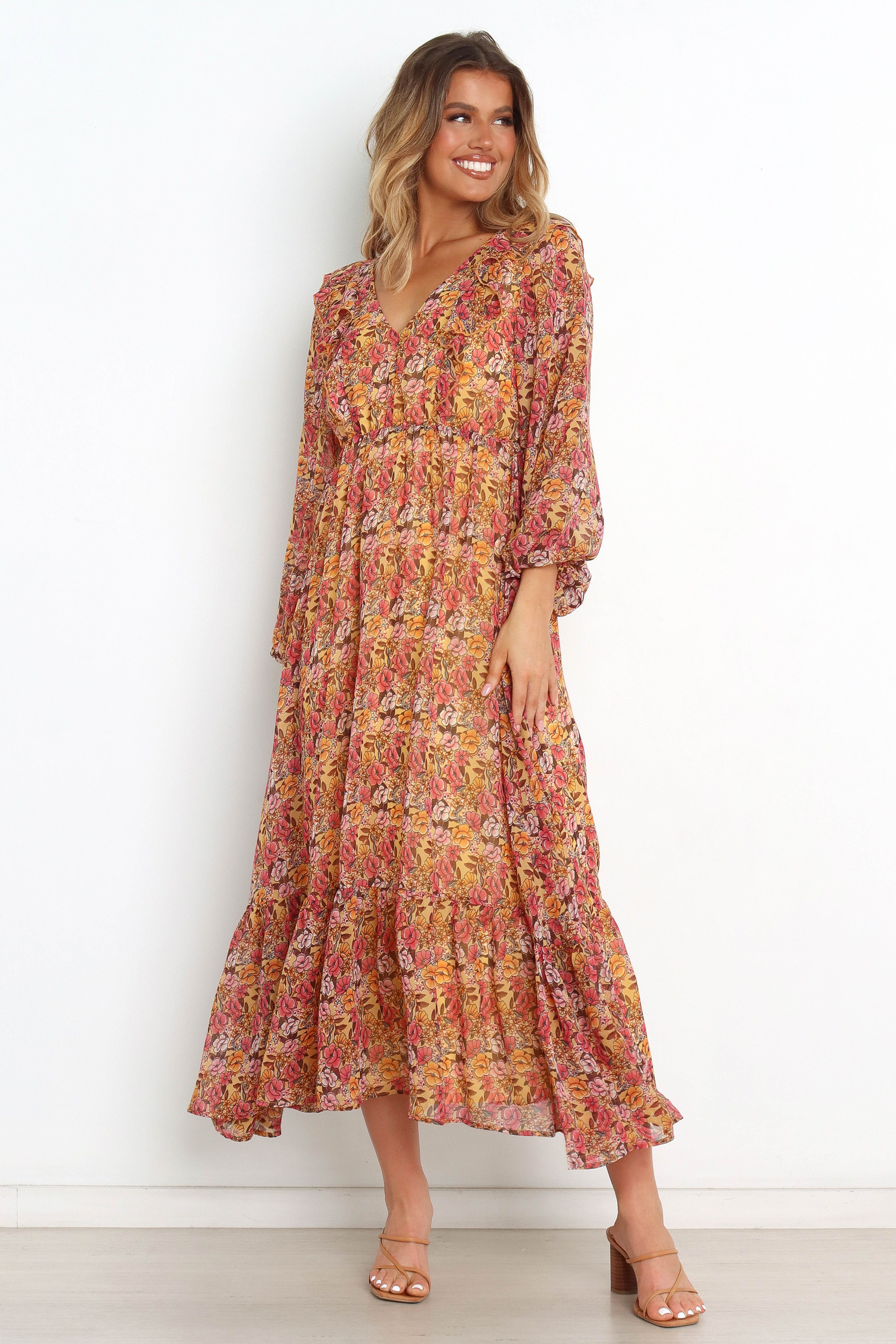 Luciana Dress - Mustard sold by Petal & Pup product image thumbnail 2