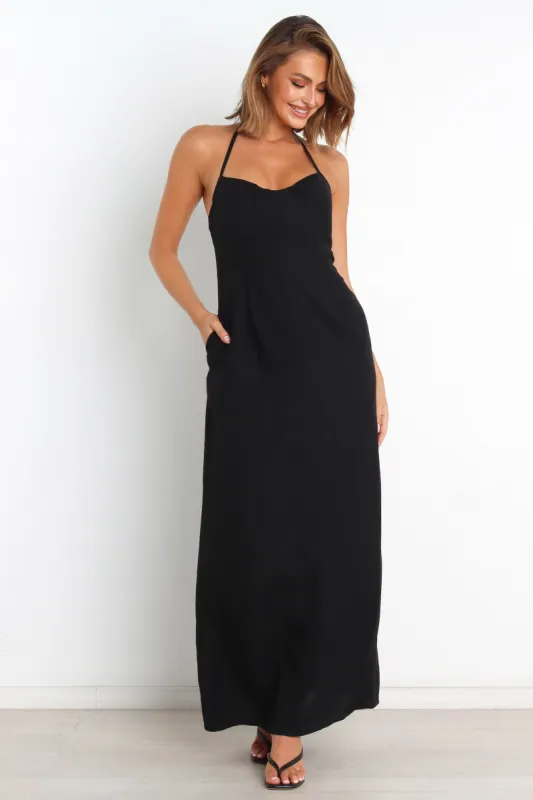 Luxor Dress - Black made by Petal & Pup