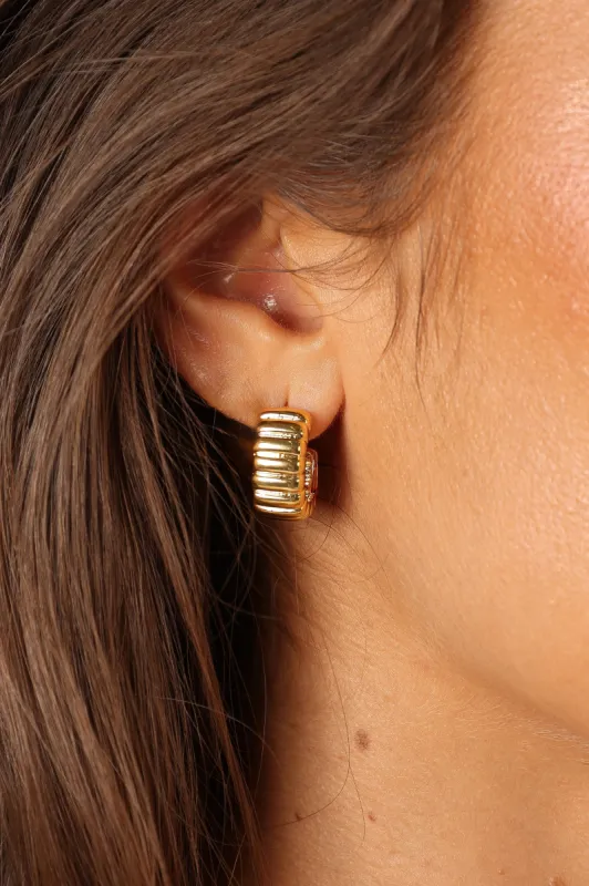 Katy Earrings - Gold sold by Petal & Pup