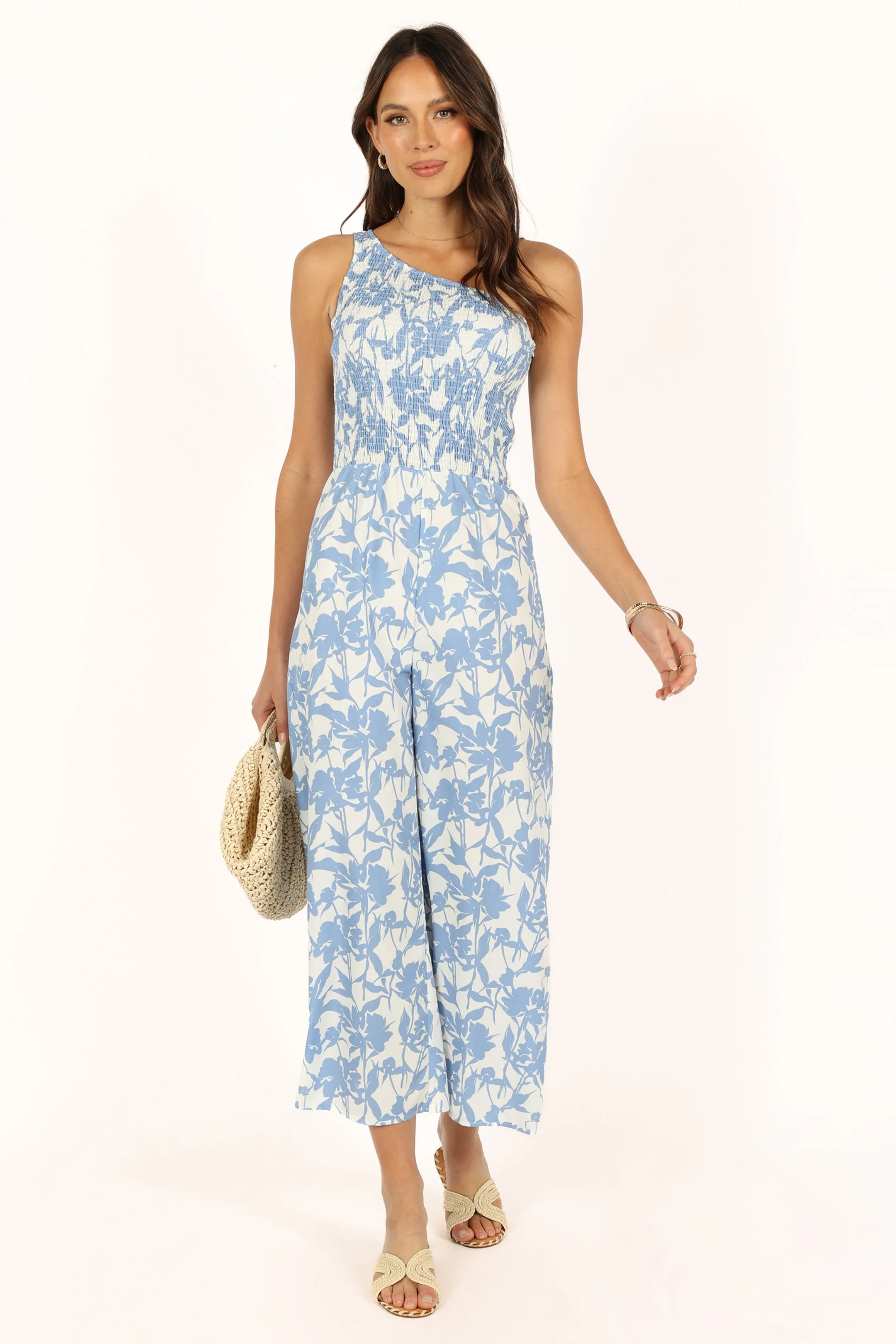Rae Jumpsuit - Blue Floral sold by Petal & Pup product image thumbnail 3