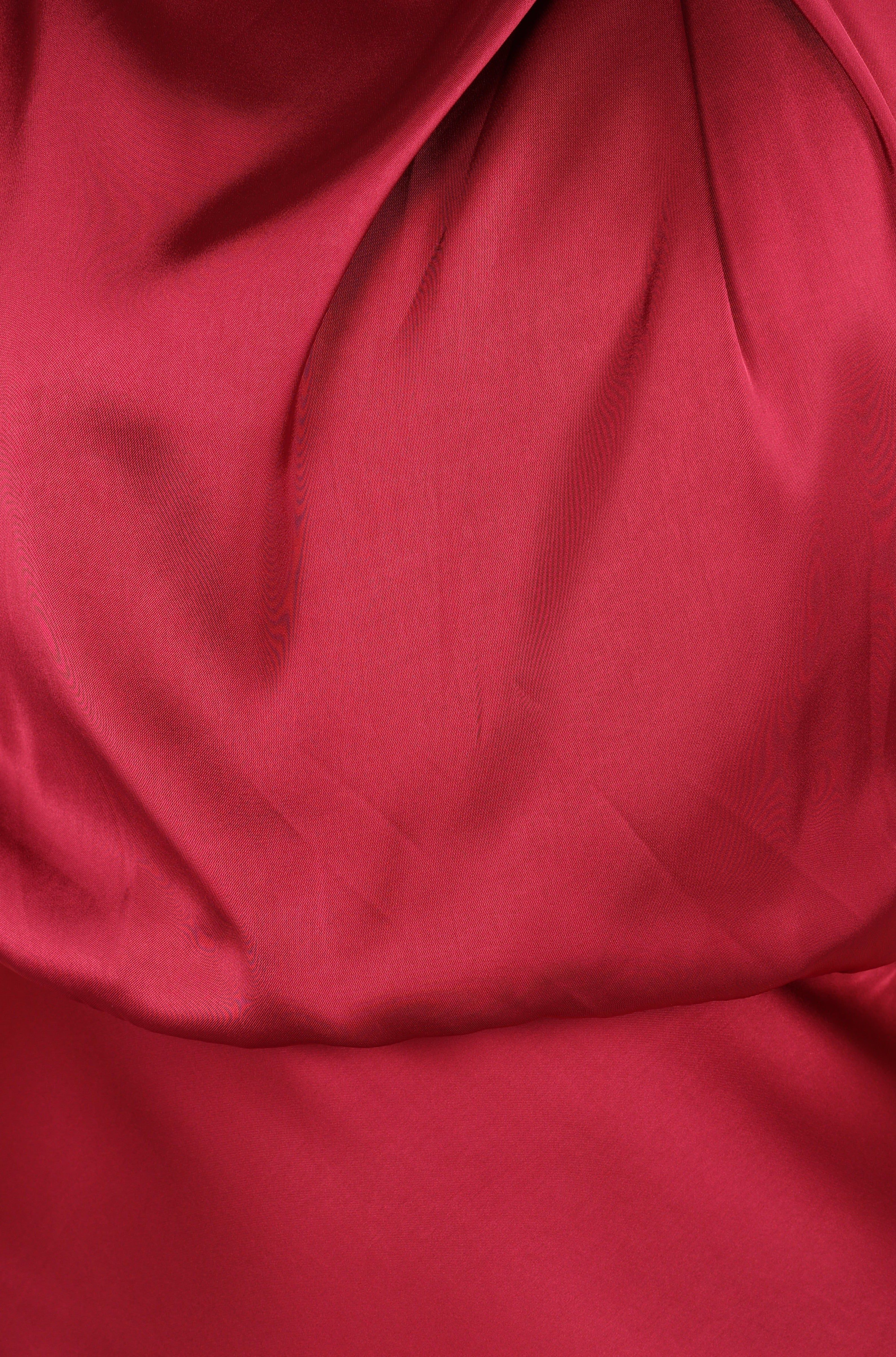 Anabelle Halter Neck Maxi Dress - Berry sold by Petal & Pup product image thumbnail 12