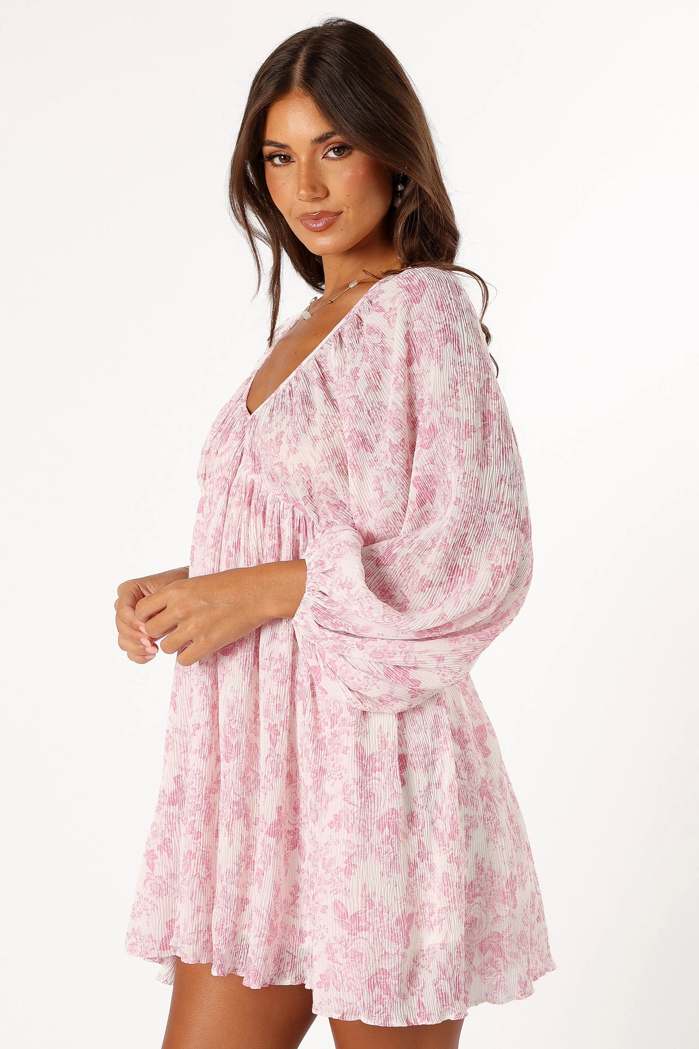 Paris Long Sleeve Dress - Pink sold by Petal & Pup product image thumbnail 3