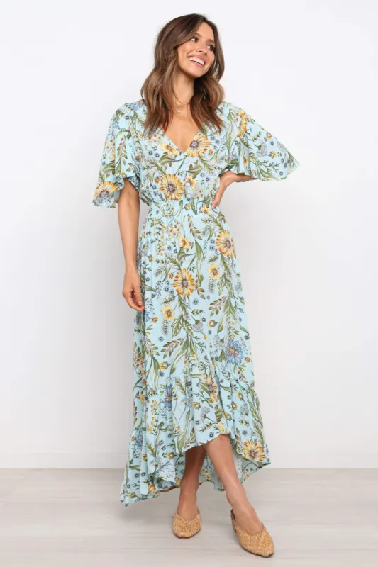 Arabella Dress - Blue sold by Petal & Pup