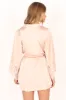 Dara Lace Trim Robe - Blush sold by Petal & Pup